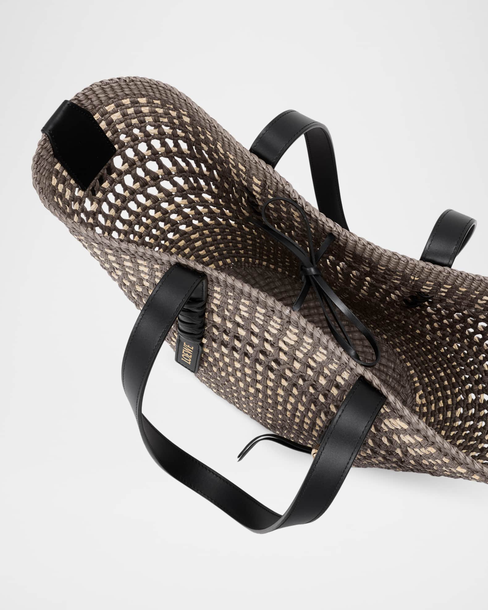 Loewe x Paula's Ibiza Braid Medium Woven Basket Tote Bag | Neiman