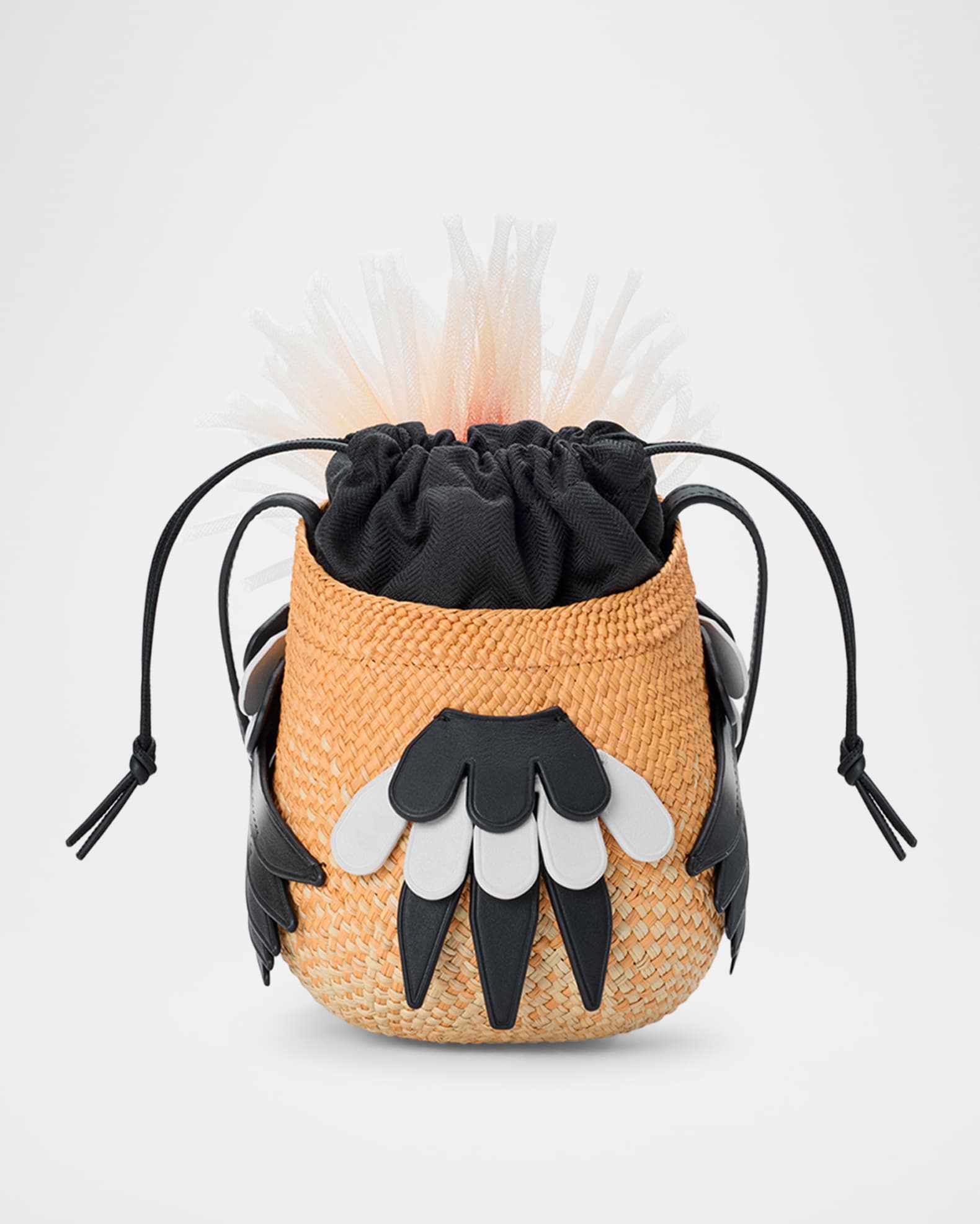 Loewe x Paula's Ibiza Woven Bird Crossbody Bag | Neiman Marcus