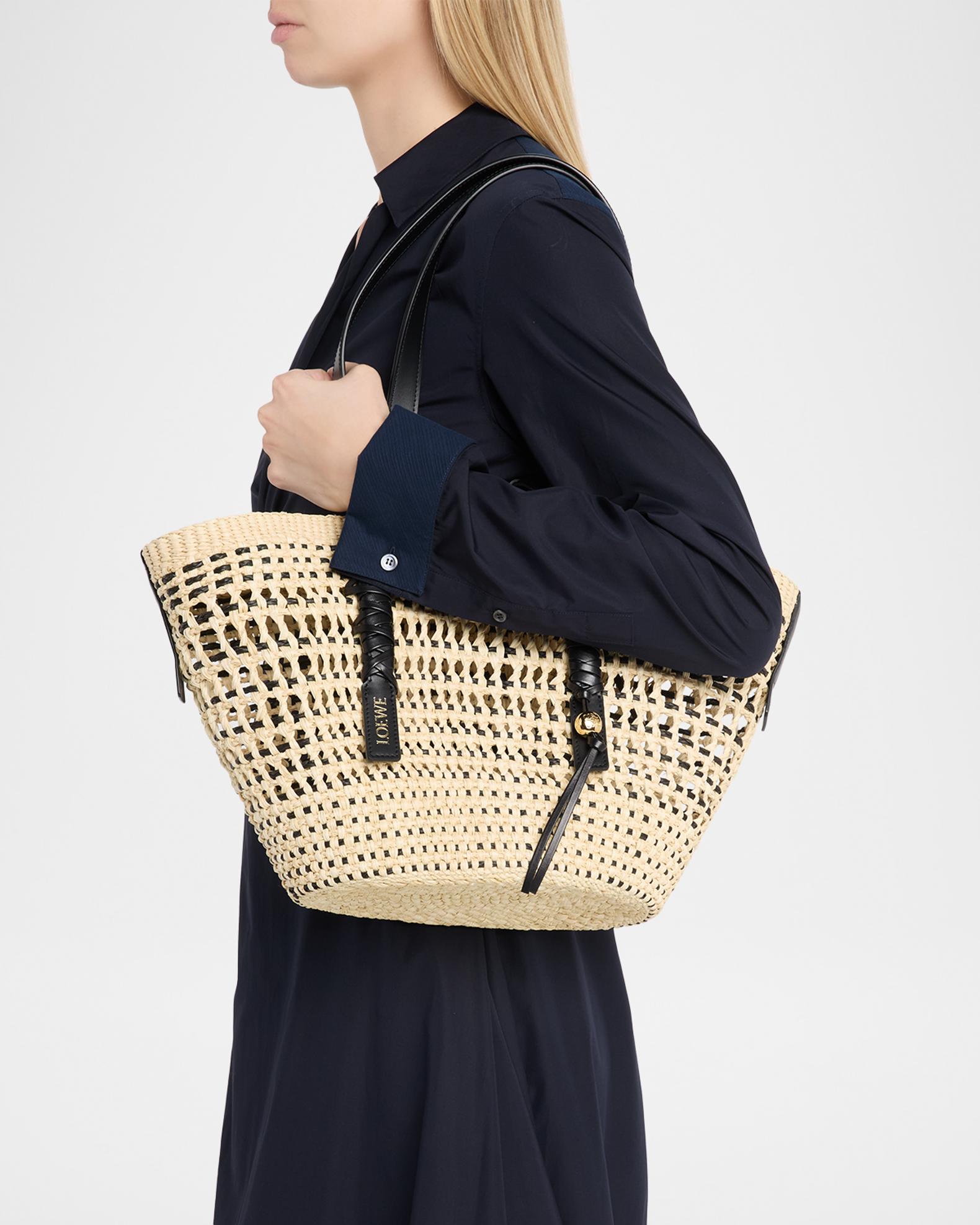 LOEWE x Paula's Ibiza Braid Medium Woven Basket Tote Bag | Neiman