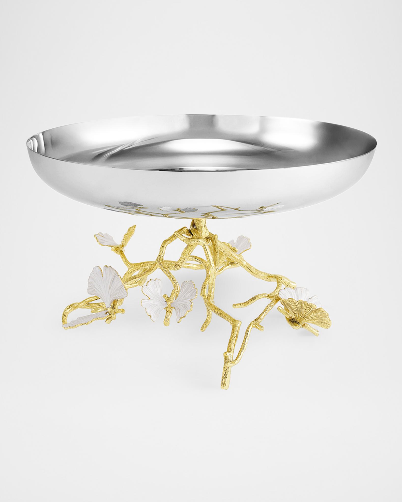 Michael Aram Butterfly Gingko Gold Fruit Bowl | Neiman Marcus