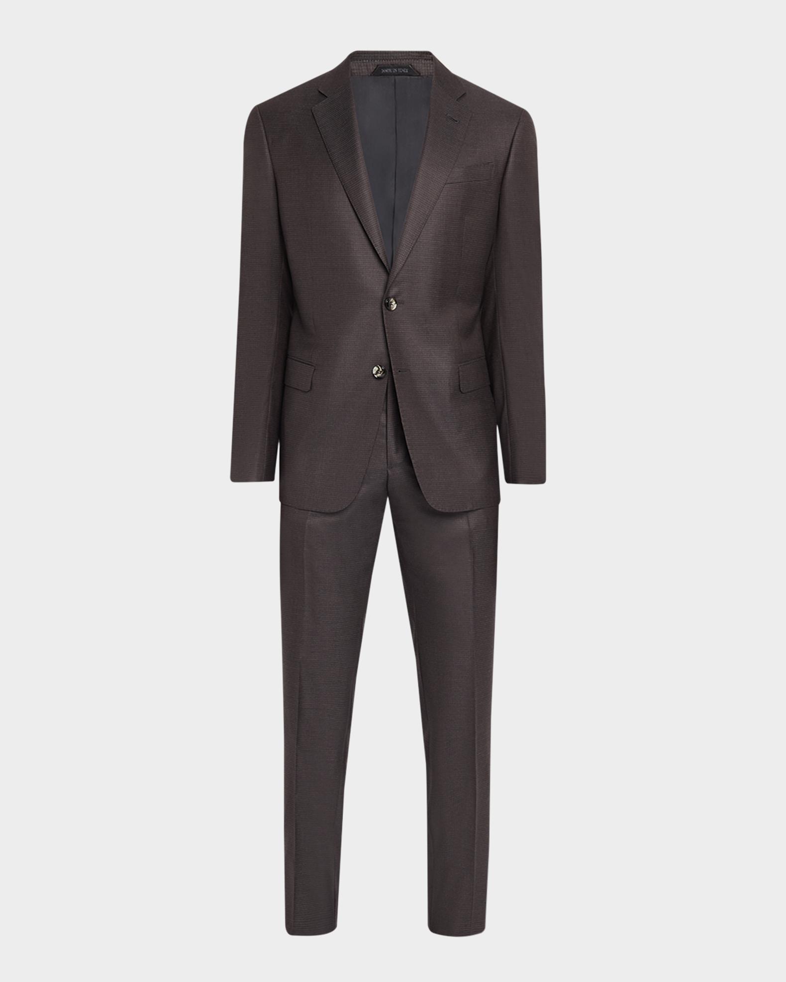 GIORGIO ARMANI スーツ イタリア製 Giorgio Armani Men's Soft Line Micro-Check Two-Piece Suit | Neiman