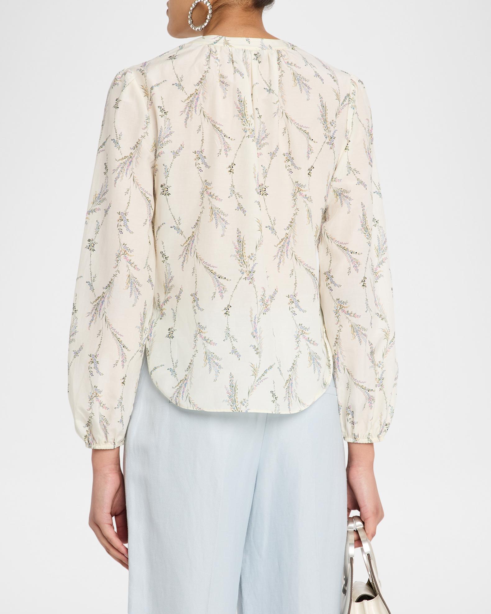 Veronica Beard Emiko Floral Blouse | Neiman Marcus