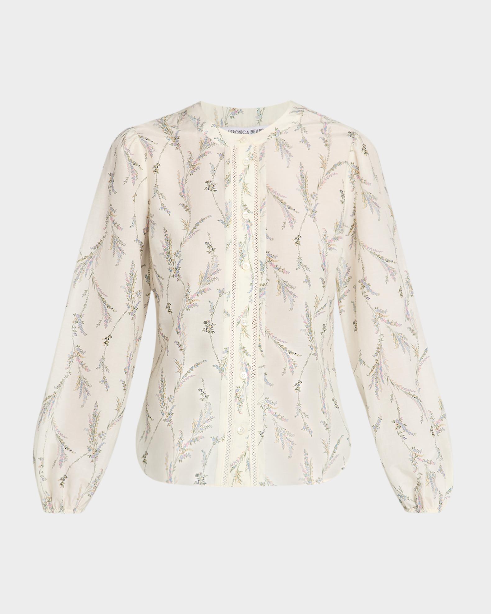 Veronica Beard Emiko Floral Blouse | Neiman Marcus