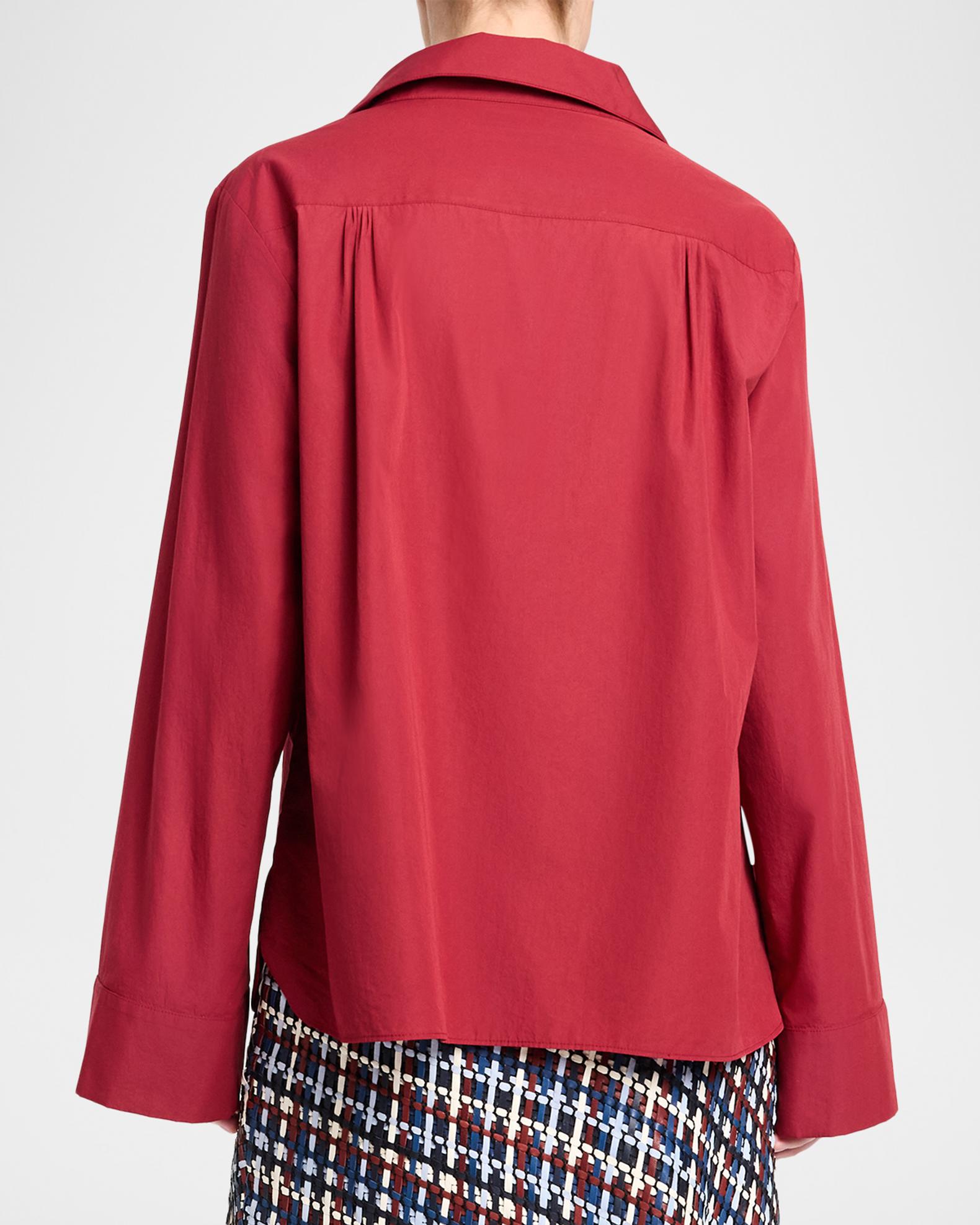 TWP Deep V Relaxed Shirt | Neiman Marcus