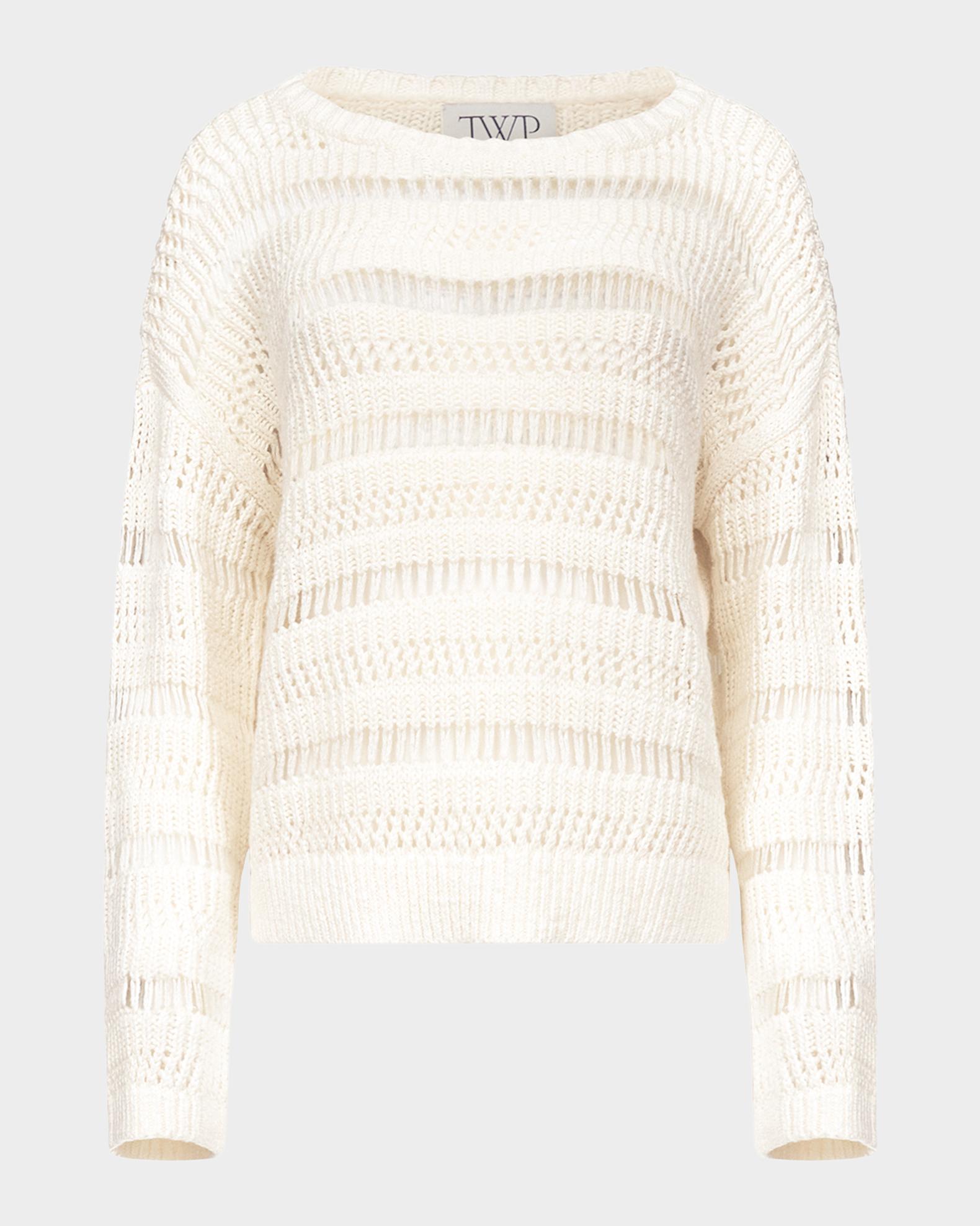 トップス O project / WIDE FIT KNITTED CREW NECK Jan-Jan Van Essche