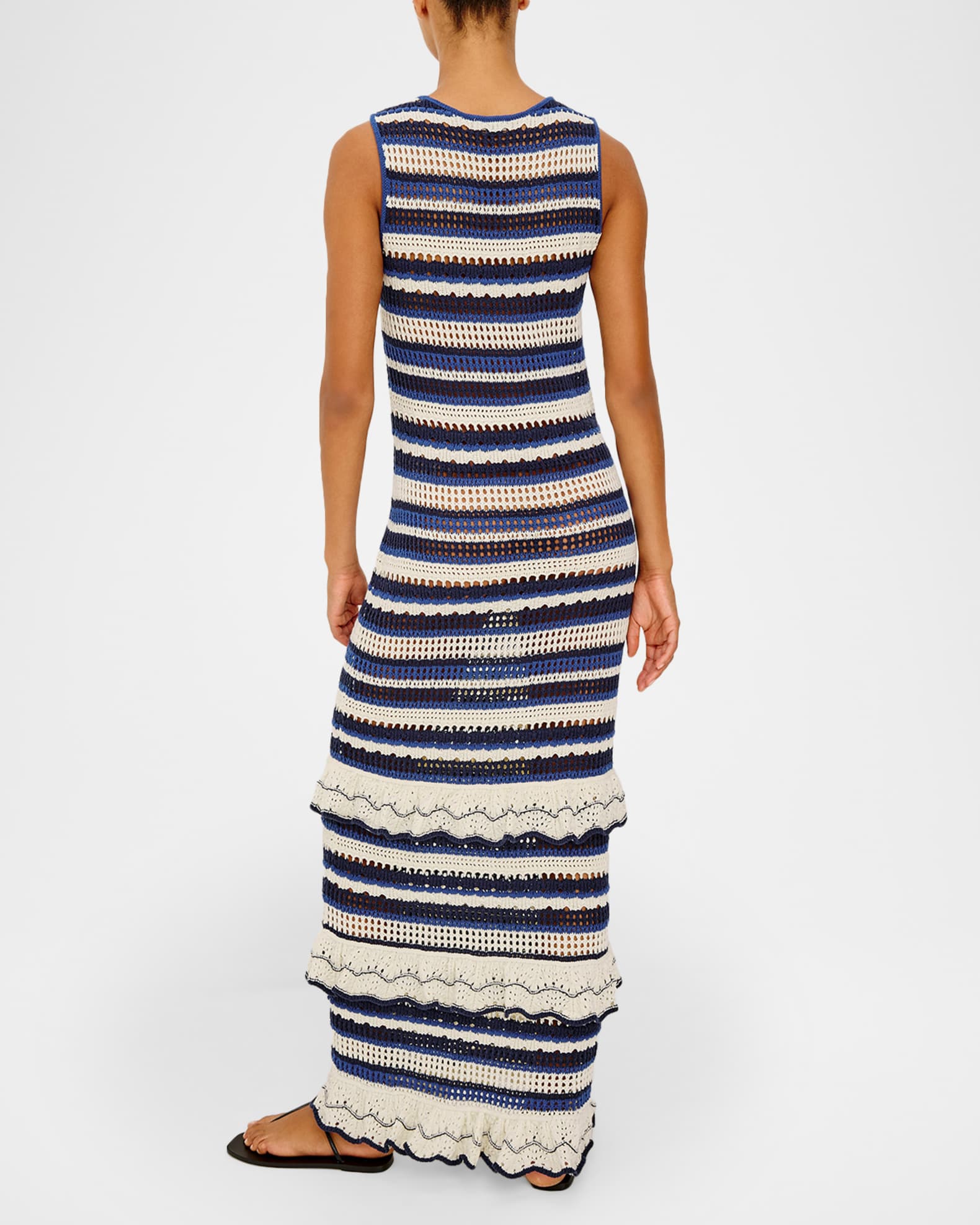 Rails Women's Ana Dress - Blue - Size L - Crete Stripe