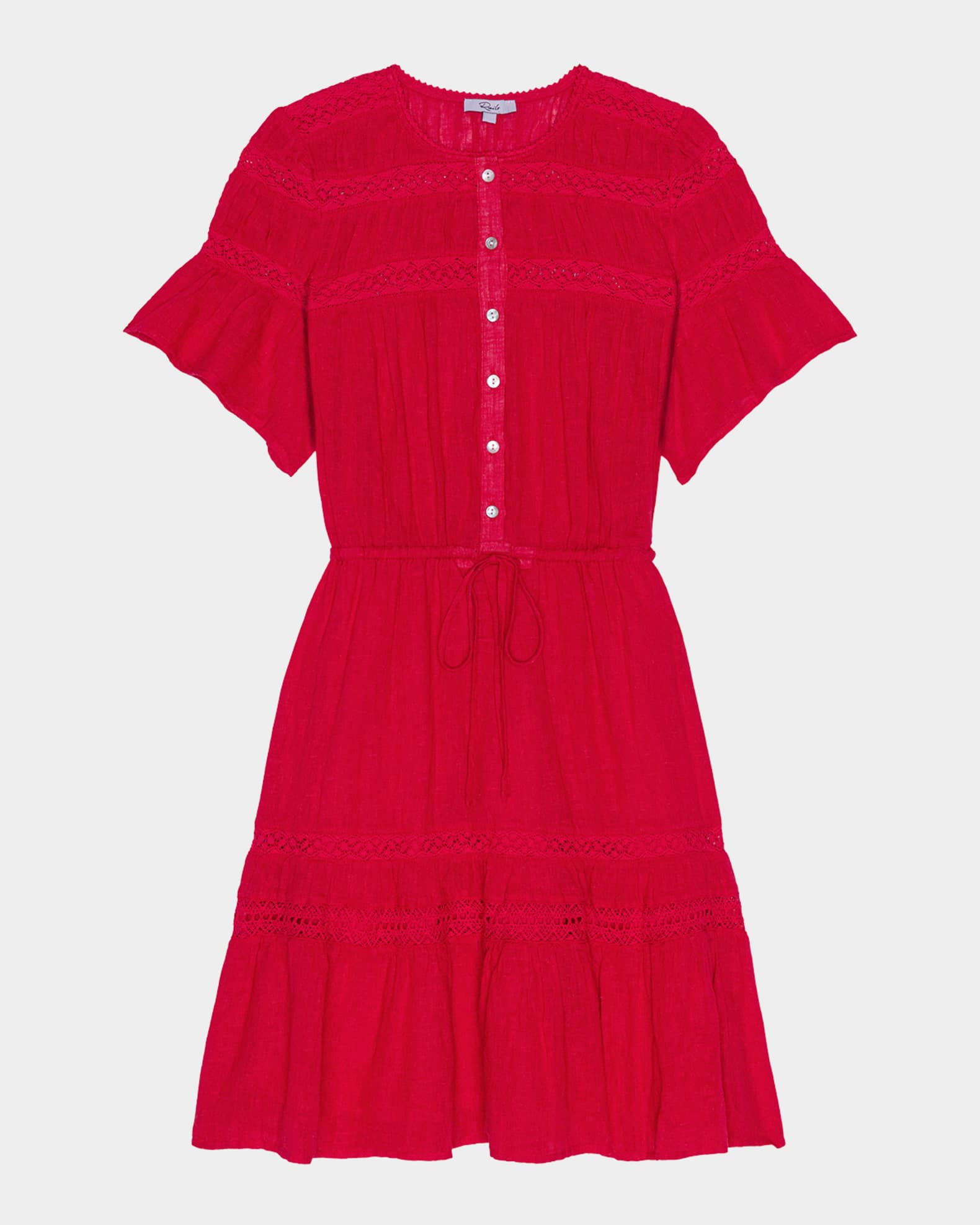 red linen dress short Irene Linen Mini Dress
