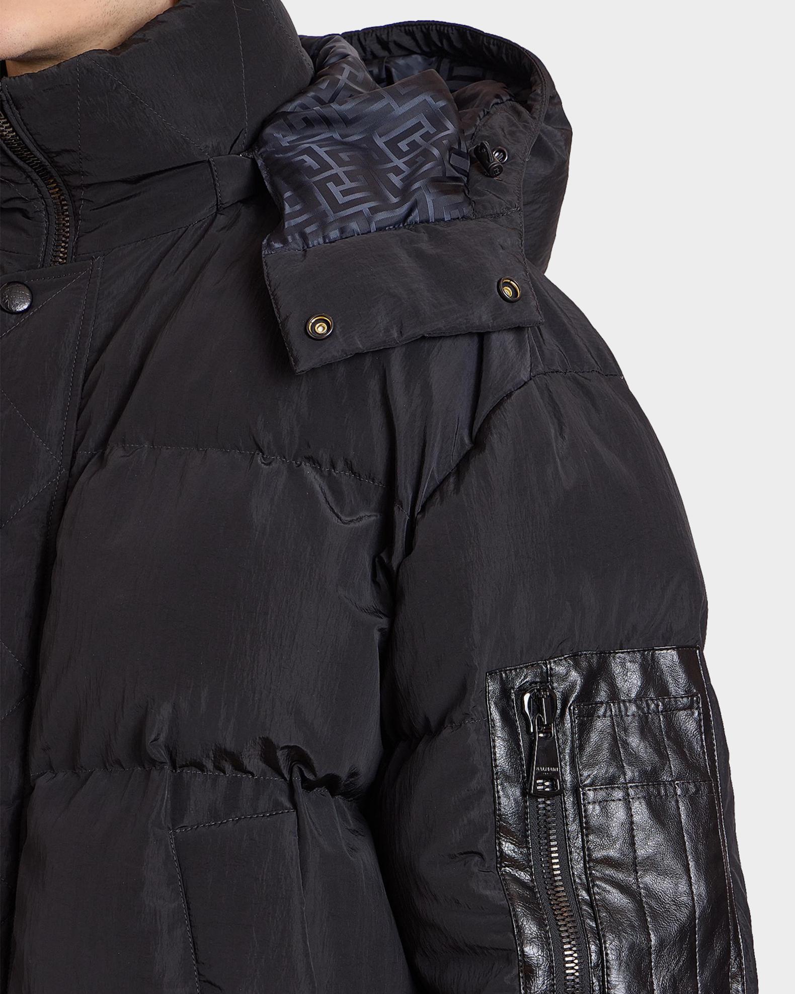 Balmain Men's Quilted Puffer Down Jacket | Neiman Marcus