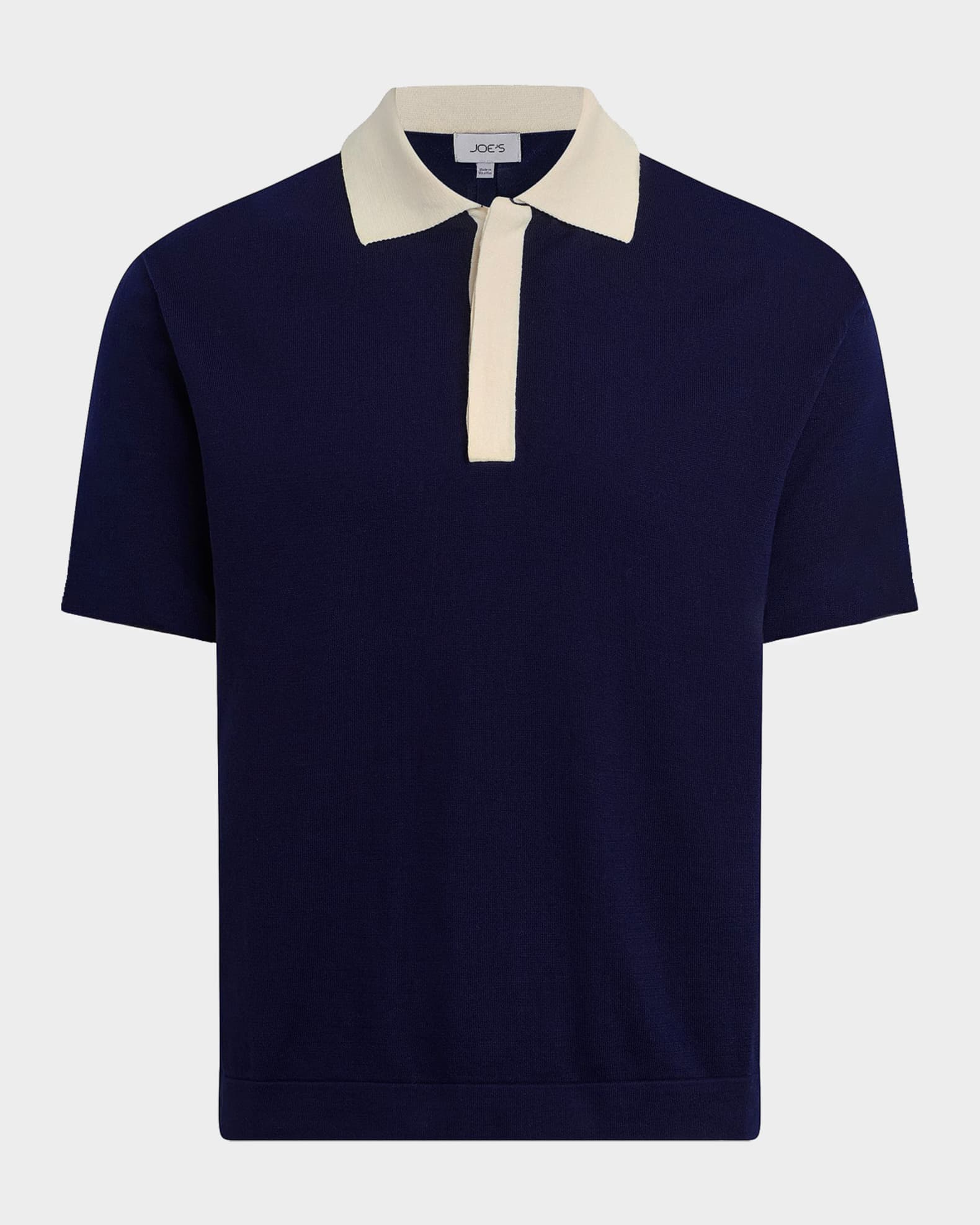 Joe's Jeans Men's Club Contrast-Trim Cotton Knit Polo Shirt