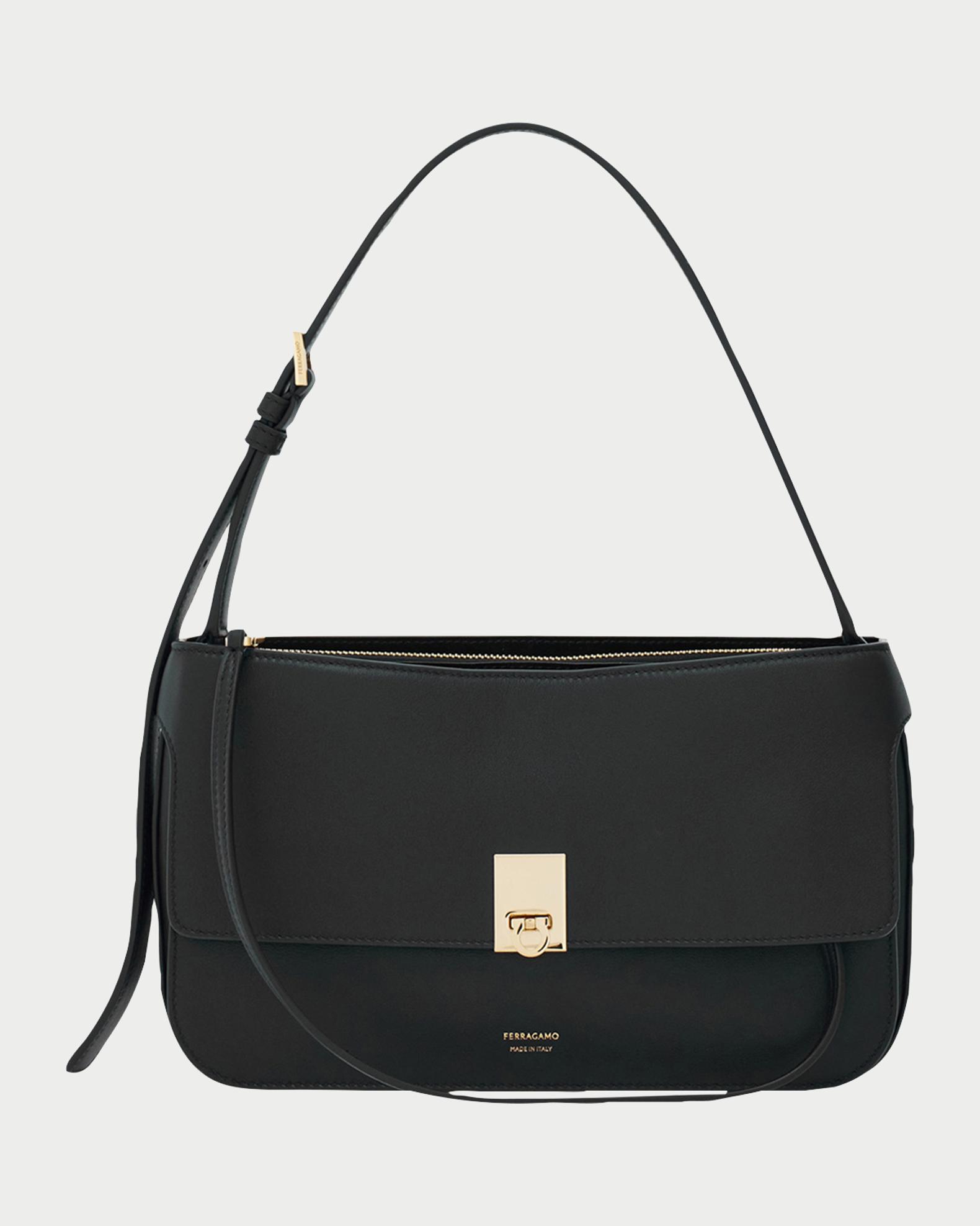 FERRAGAMO Cara Leather Shoulder Bag | Neiman Marcus