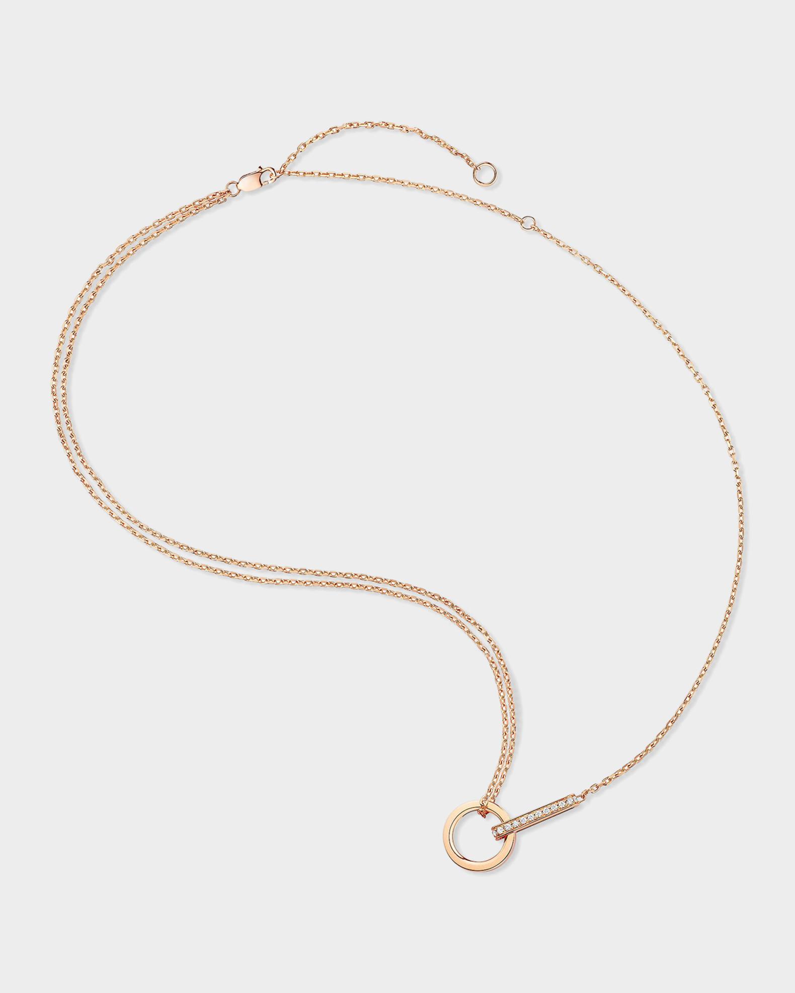 Repossi Berbere 18K Rose Gold & 0.11 TCW Diamond Necklace | Neiman Marcus