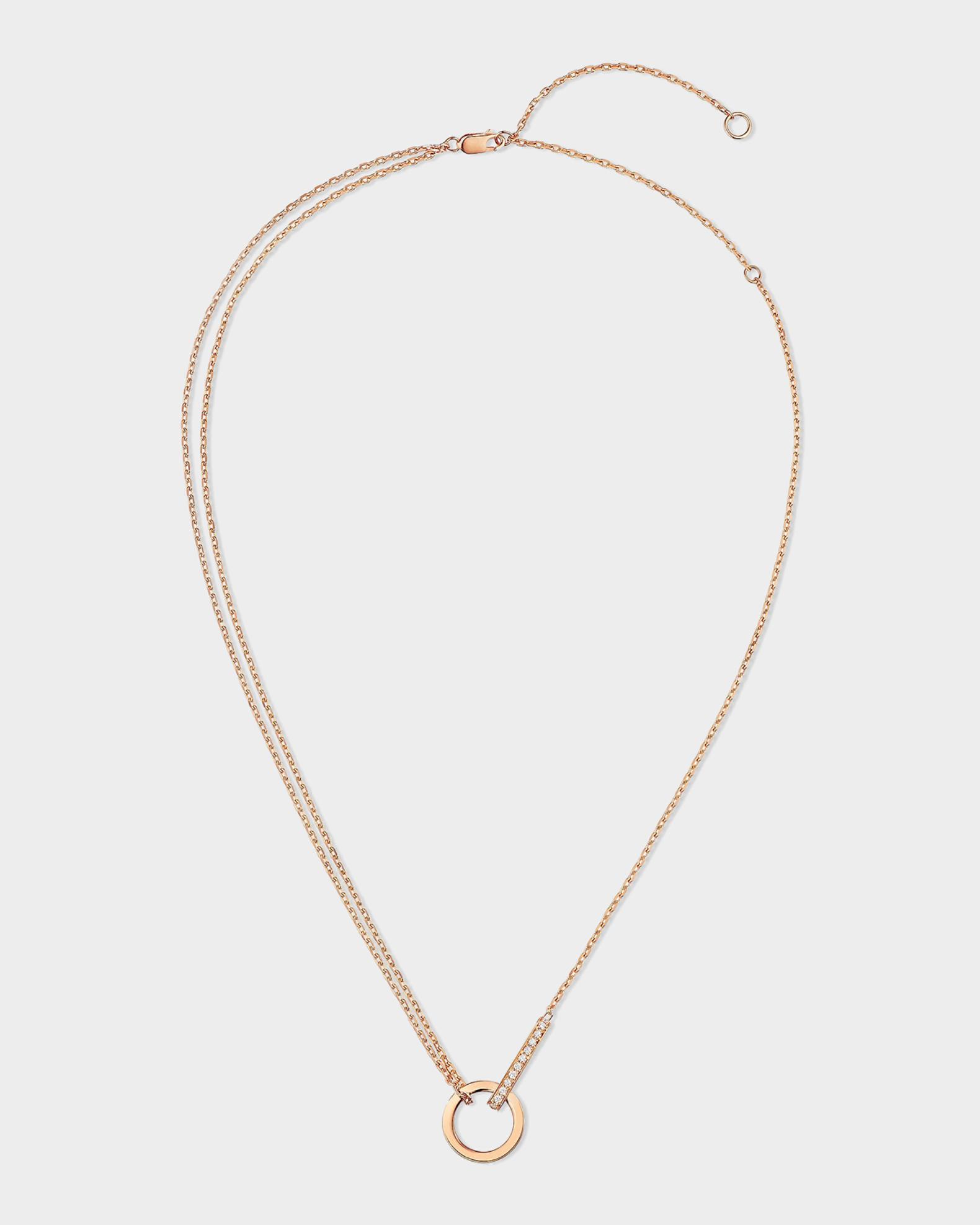 Repossi Berbere 18K Rose Gold & 0.11 TCW Diamond Necklace | Neiman Marcus