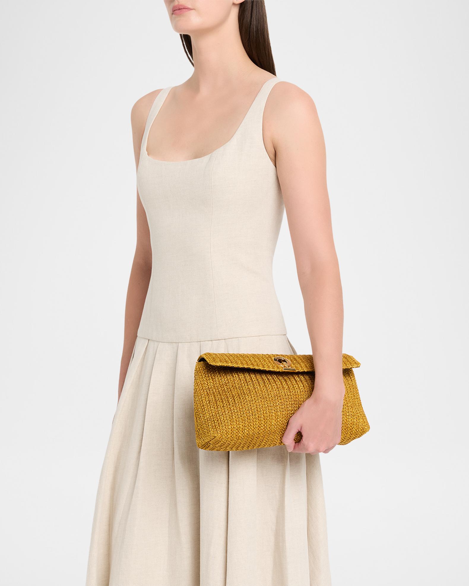Veronica Beard Anchor Raffia Clutch | Neiman Marcus