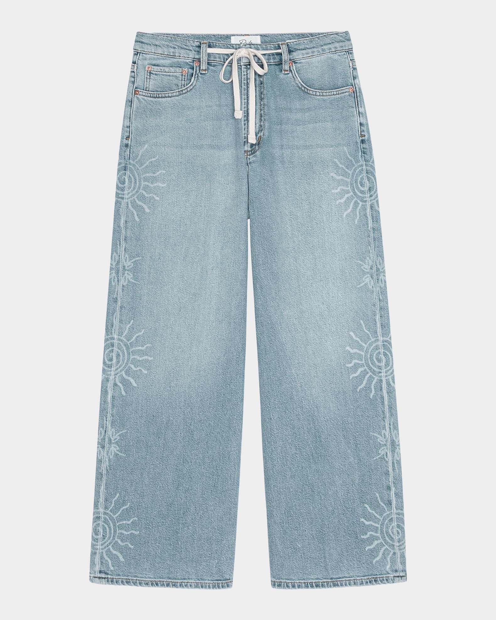 Rails Angeleno Cropped Drawstring Jeans | Neiman Marcus