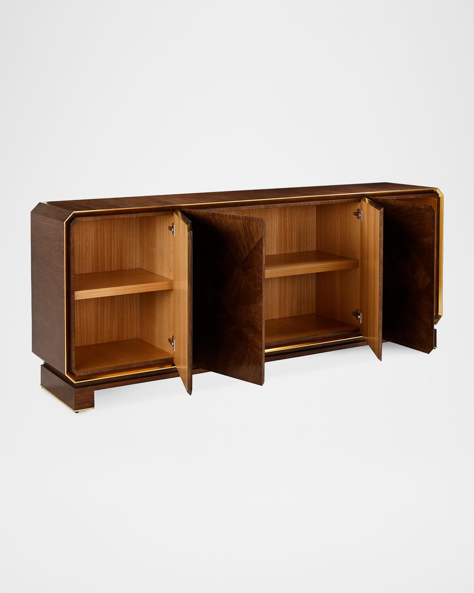 John-Richard Collection Rowan 4-Door Credenza | Neiman Marcus
