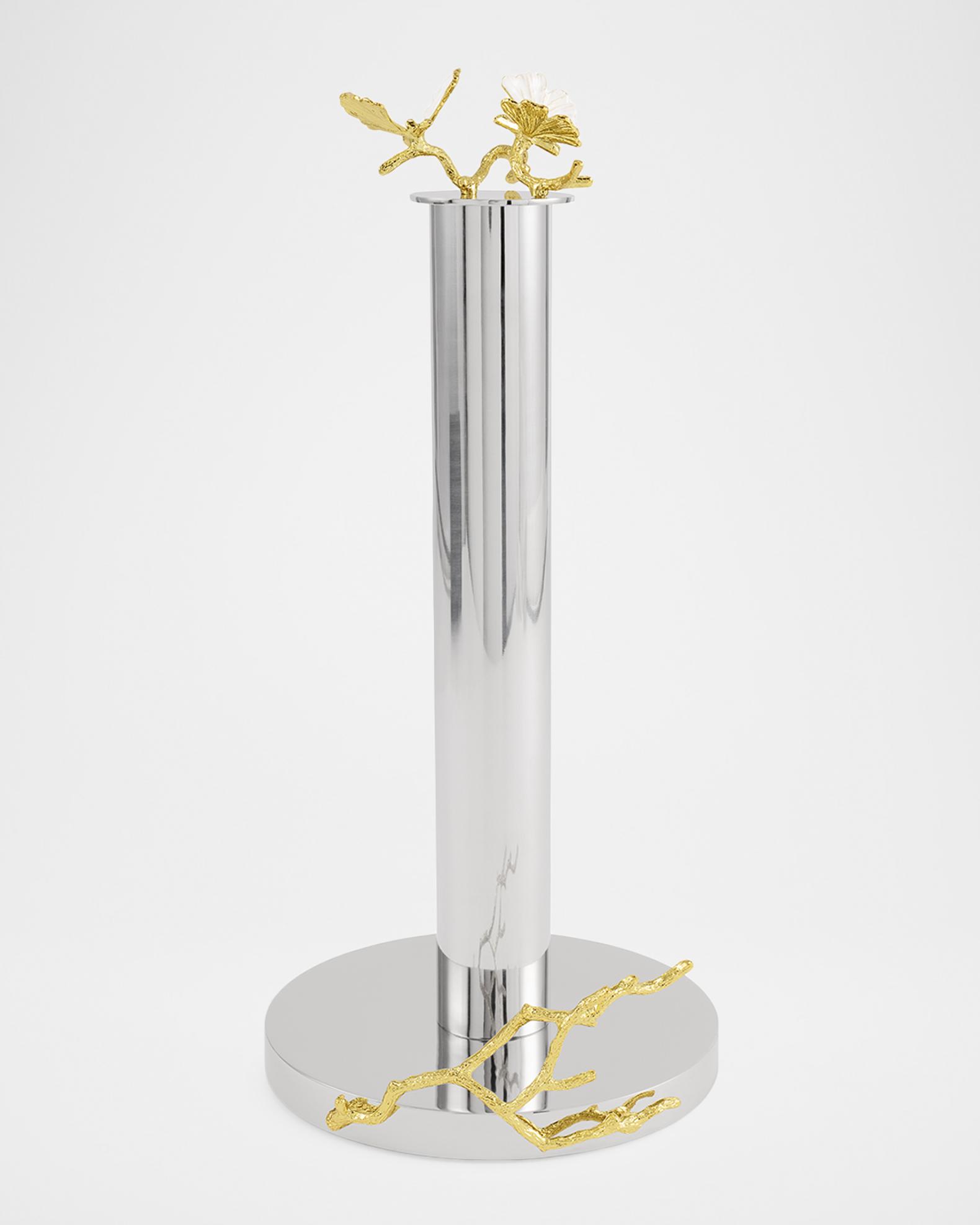 Michael Aram Butterfly Gingko Gold Paper Towel Holder | Neiman Marcus