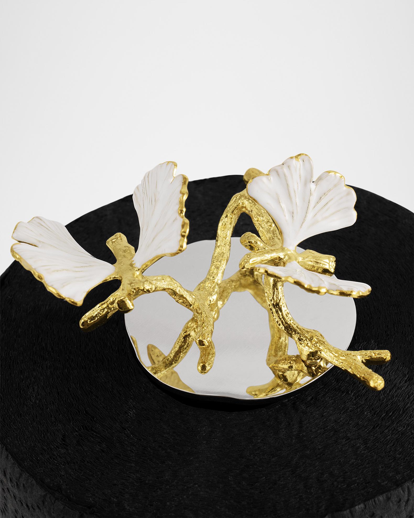 Michael Aram Butterfly Gingko Gold Paper Towel Holder | Neiman Marcus
