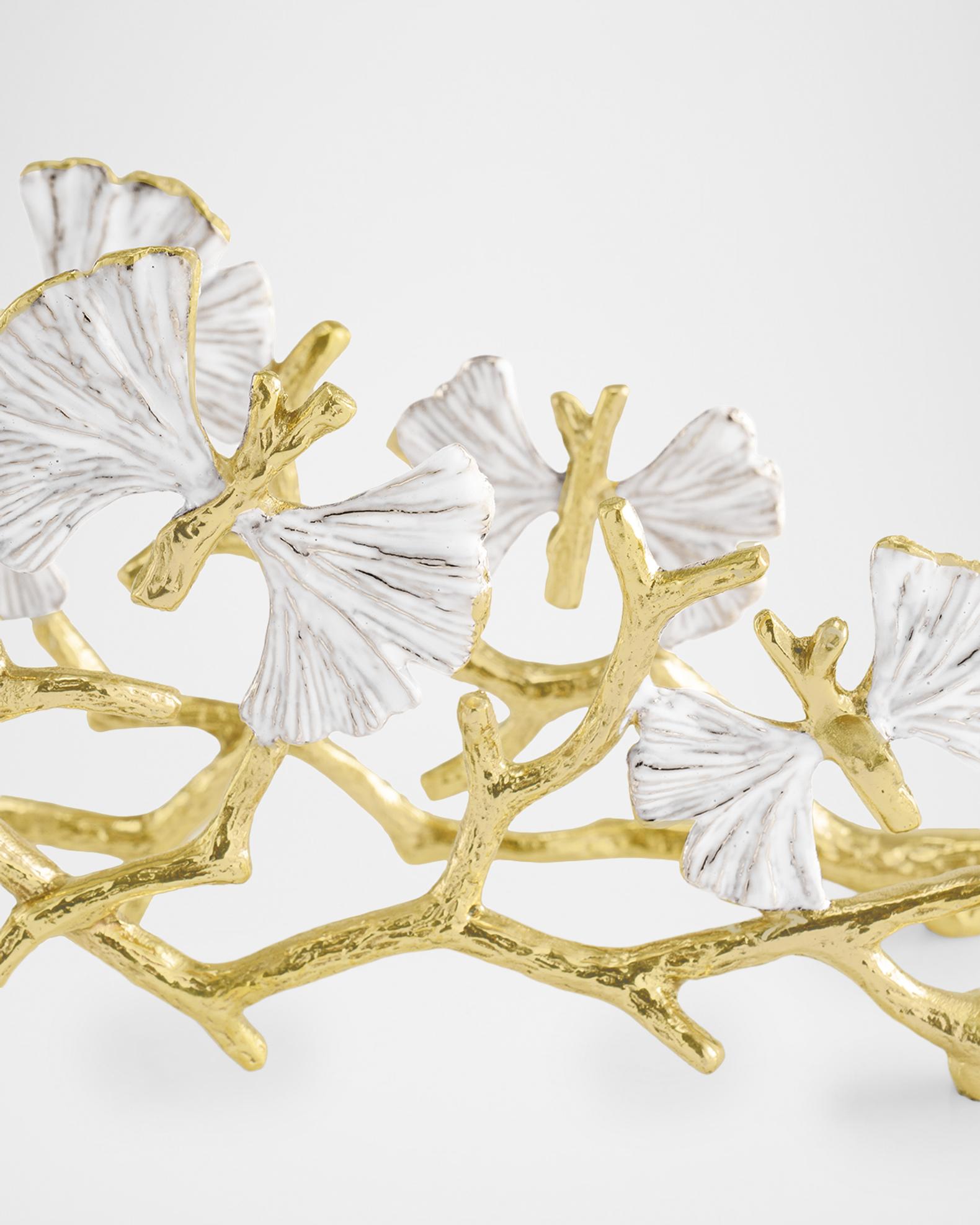 Michael Aram Butterfly Gingko Gold Vertical Napkin Holder | Neiman Marcus