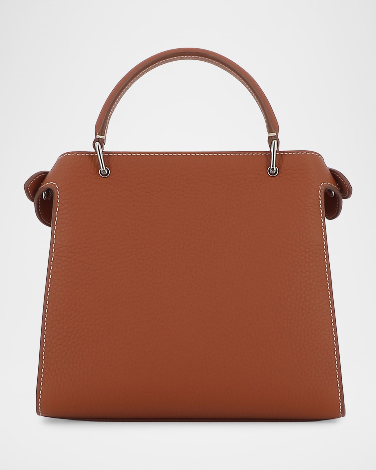 Michino Paris Lutece Mini Grained Leather Top-Handle Bag | Neiman