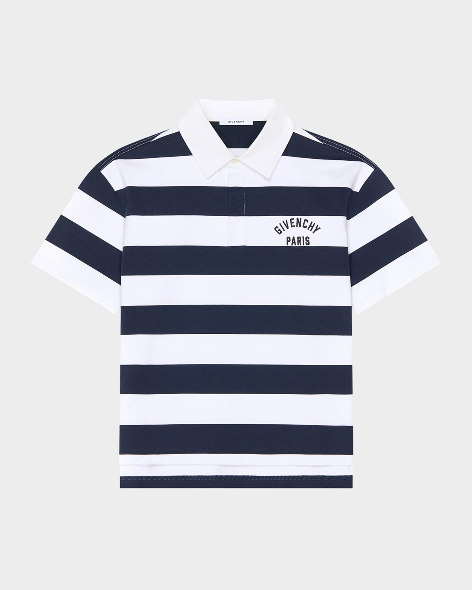 トップス unknown USA POLO shirt swag GIVENCHY Givenchy Men's Sailor Stripe Logo Cotton Polo Shirt | Neiman Marcus