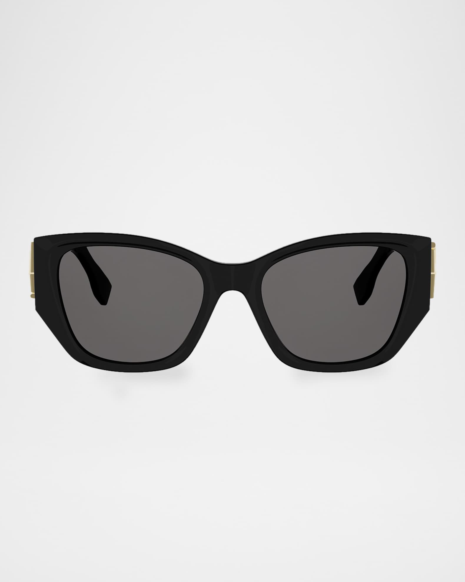 Fendi FF Diamond Logo Acetate Cat-Eye Sunglasses | Neiman Marcus