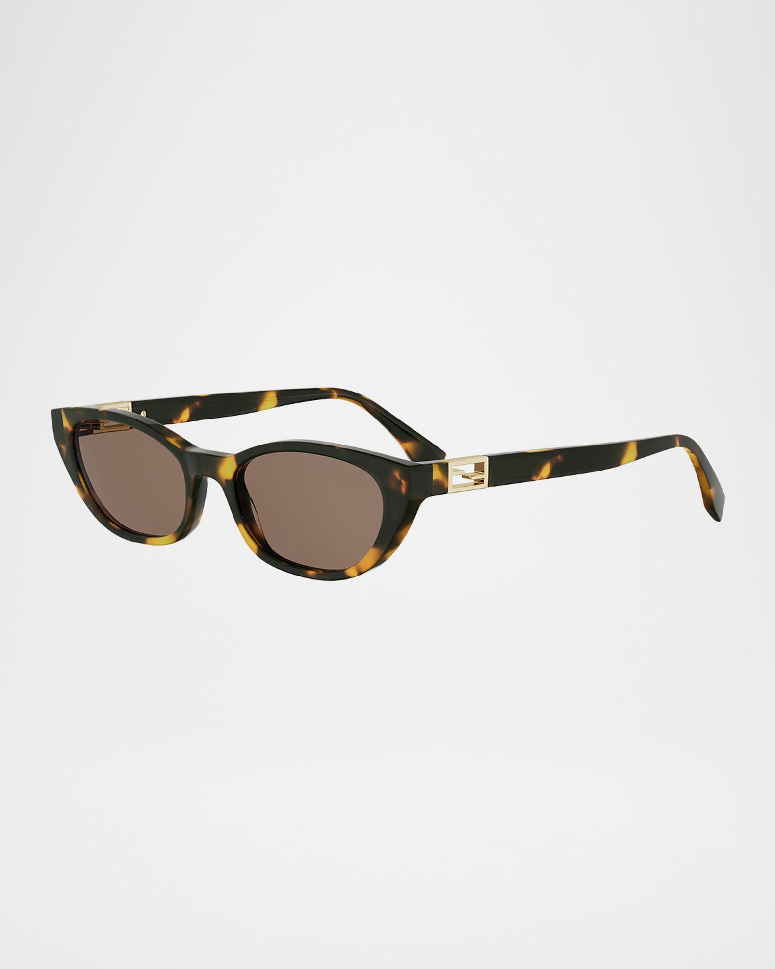 SUPER RARE! FENDI Cat eye style Sunglasses Oversized Spelled Out Fendi Oversized F Logo Acetate Cat-Eye Sunglasses | Neiman  main image 4