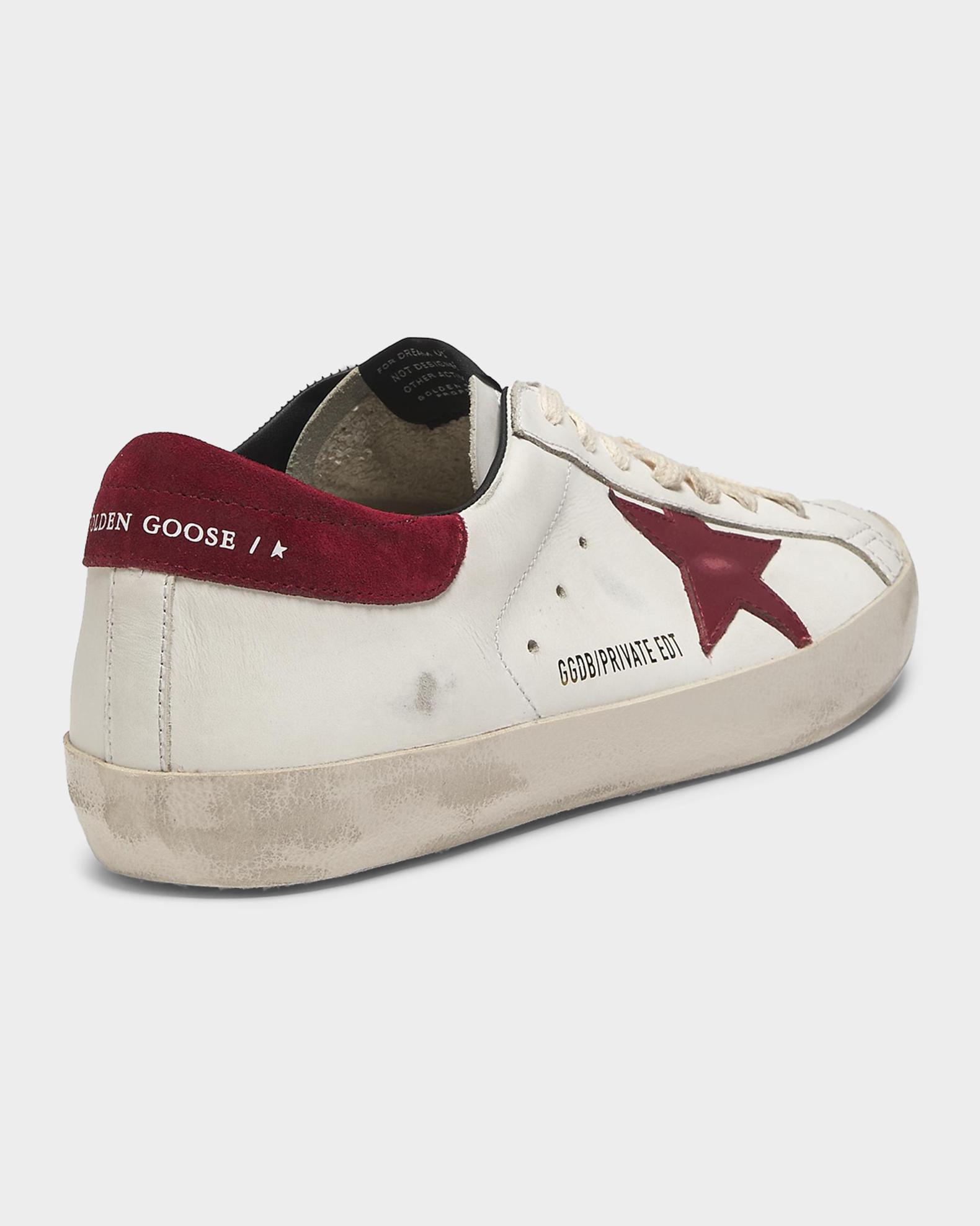Golden Goose Men's Super-Star Leather Low-Top Sneakers | Neiman Marcus