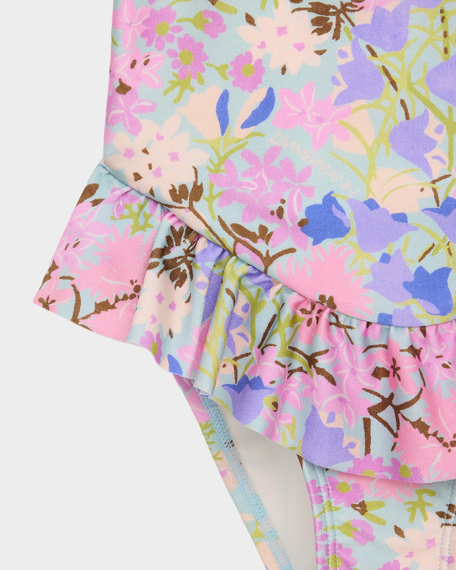 Zimmermann Girl's Solstice Frill One-Piece Swimsuit, Size 1-12 | Neiman ...