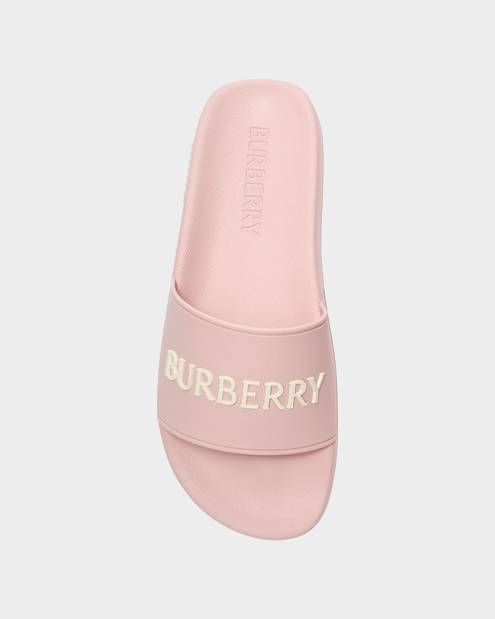 Burberry Furley Logo Slide Sandals | Neiman Marcus