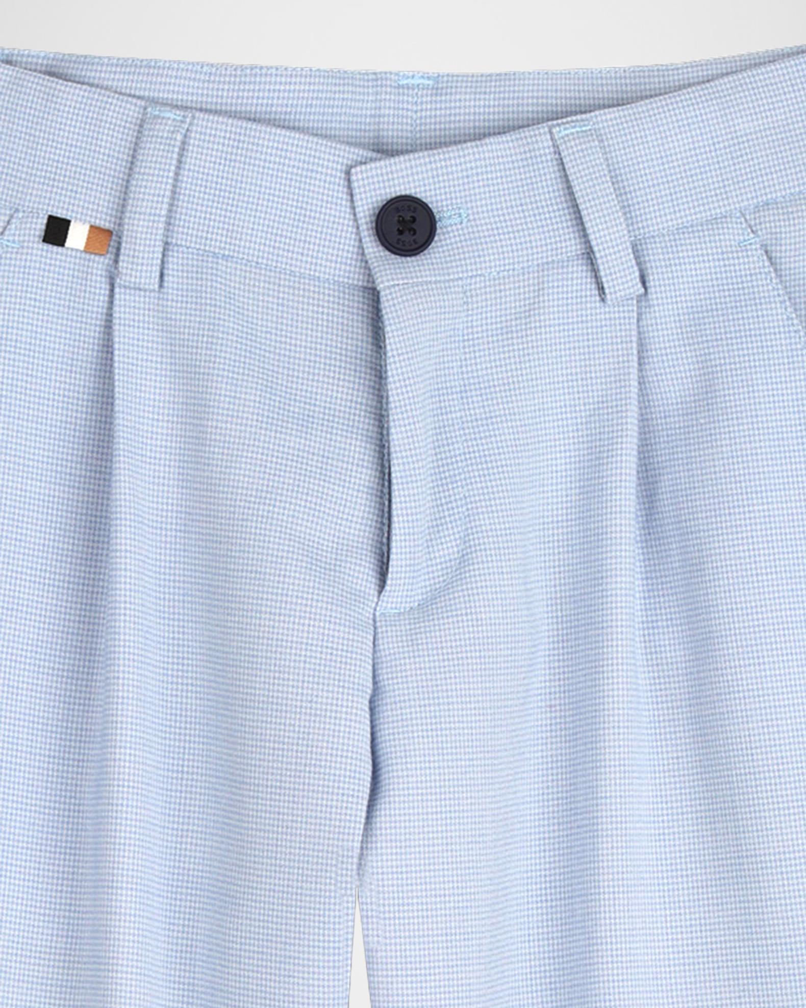 BOSS Boy's Houndstooth Stretch Trousers, Size 8-16 | Neiman Marcus