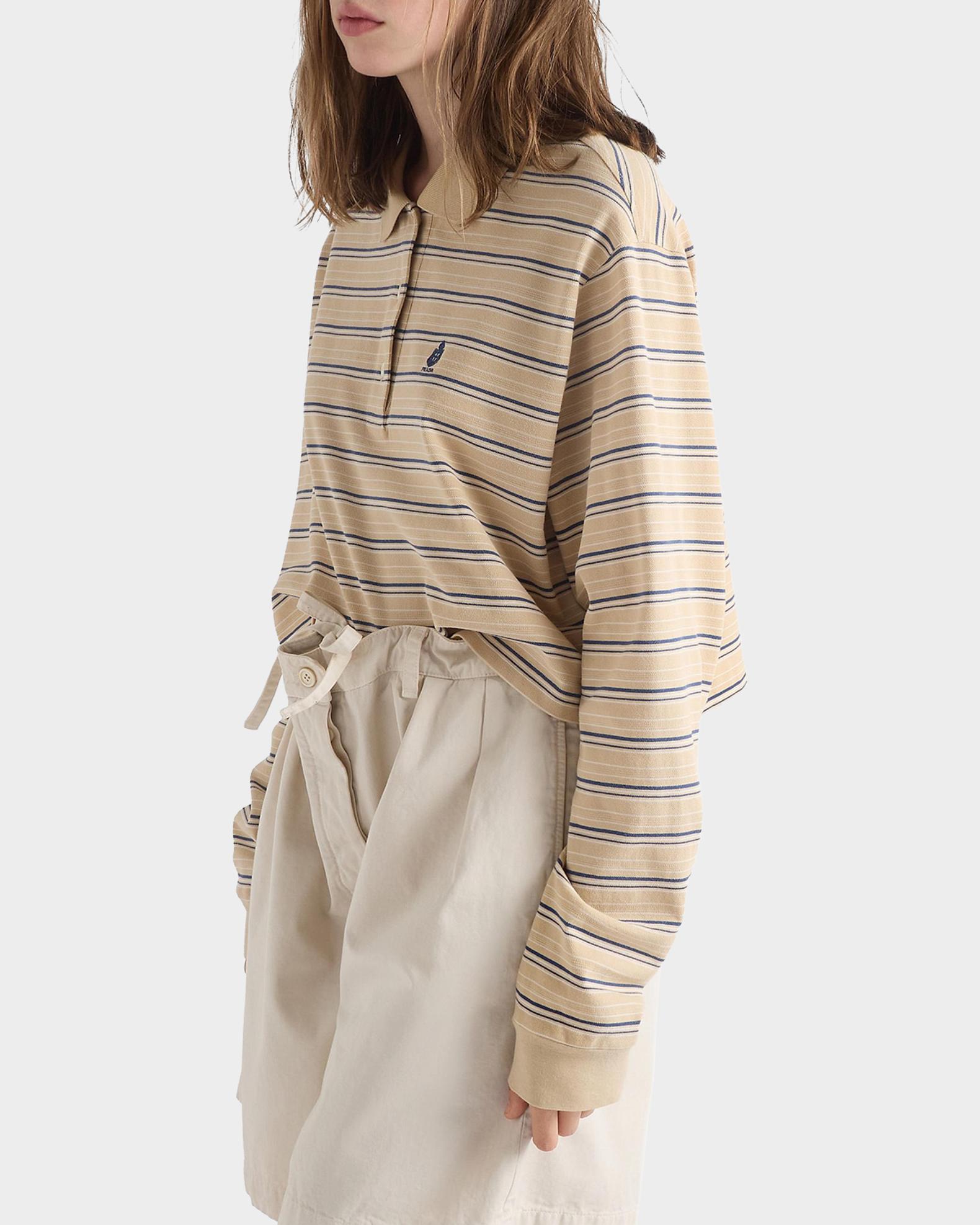 Prada Striped Piqué Polo Shirt | Neiman Marcus
