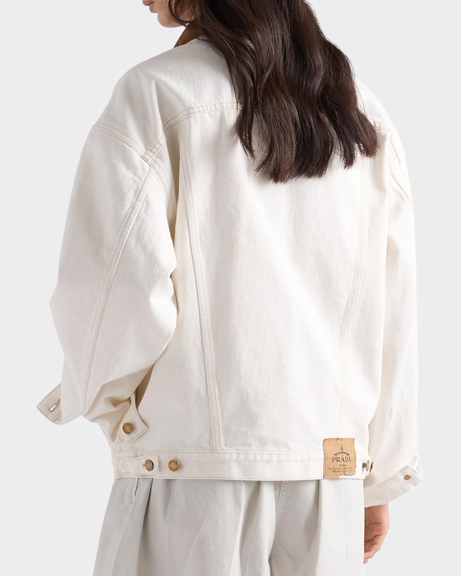 Prada Old Denim Blouson Jacket | Neiman Marcus