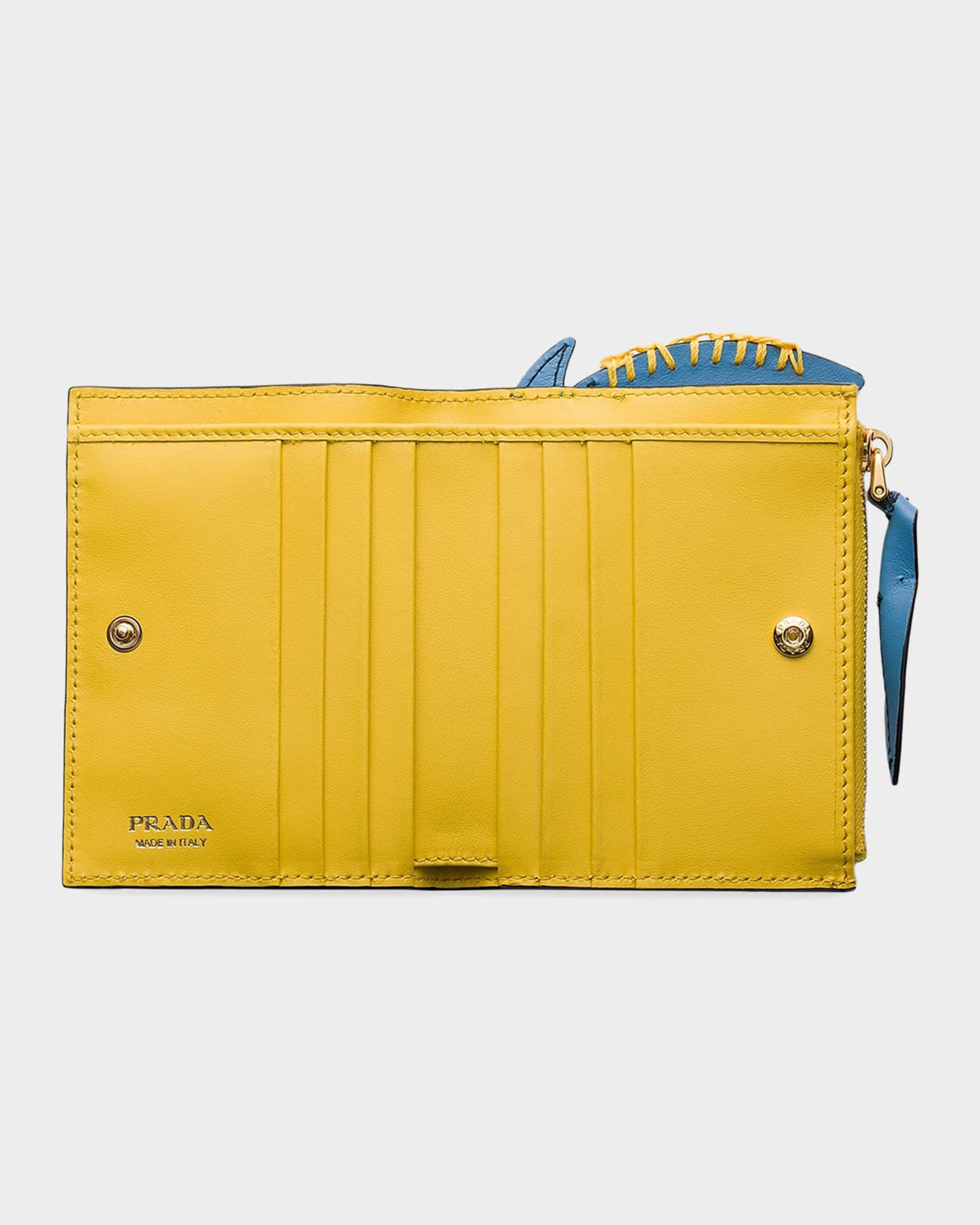PRADA長財布 PORTAFOGLIO PATTINA PRADA Blue Saffiano Leather Continental Textured Long Wallet | eBay
