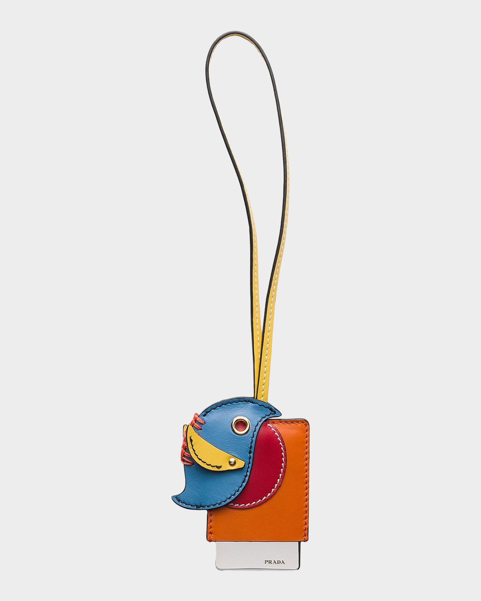 Prada Leather Mirror Case Pendant | Neiman Marcus