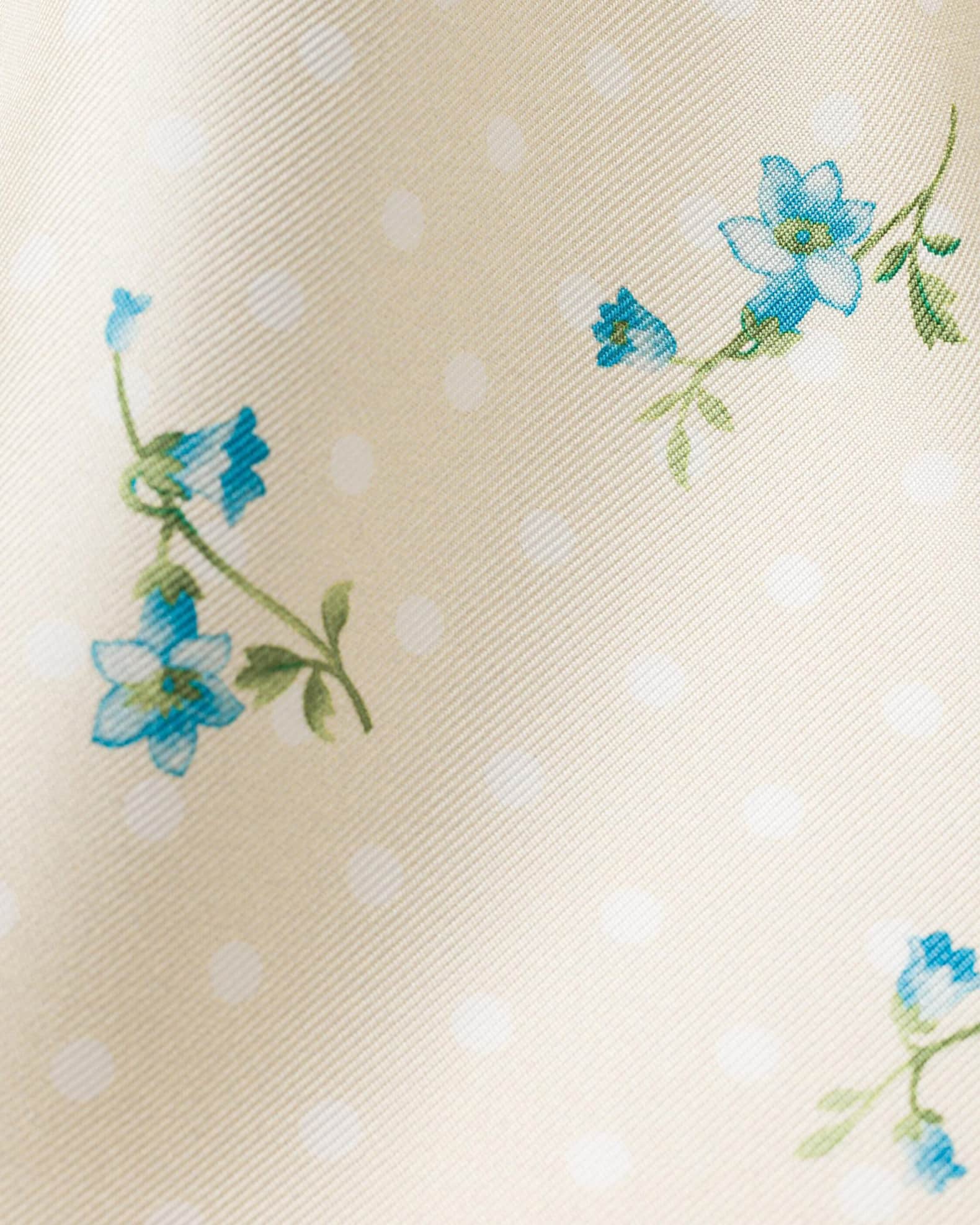 Prada Bloom Dots Printed Silk Twill Scarf, 35.4