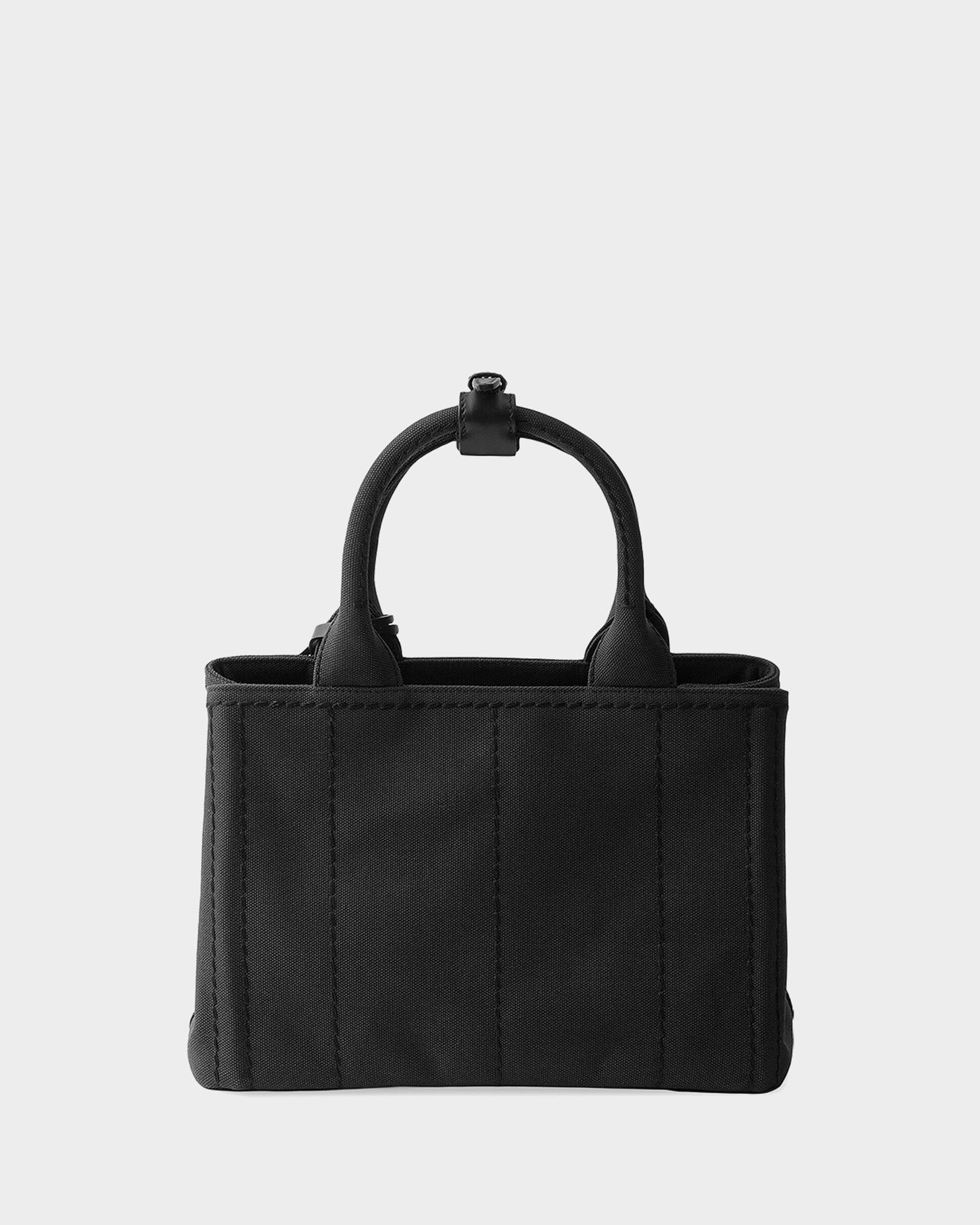 Prada Jardiniere Small Cotton Canvas Top-Handle Bag | Neiman Marcus