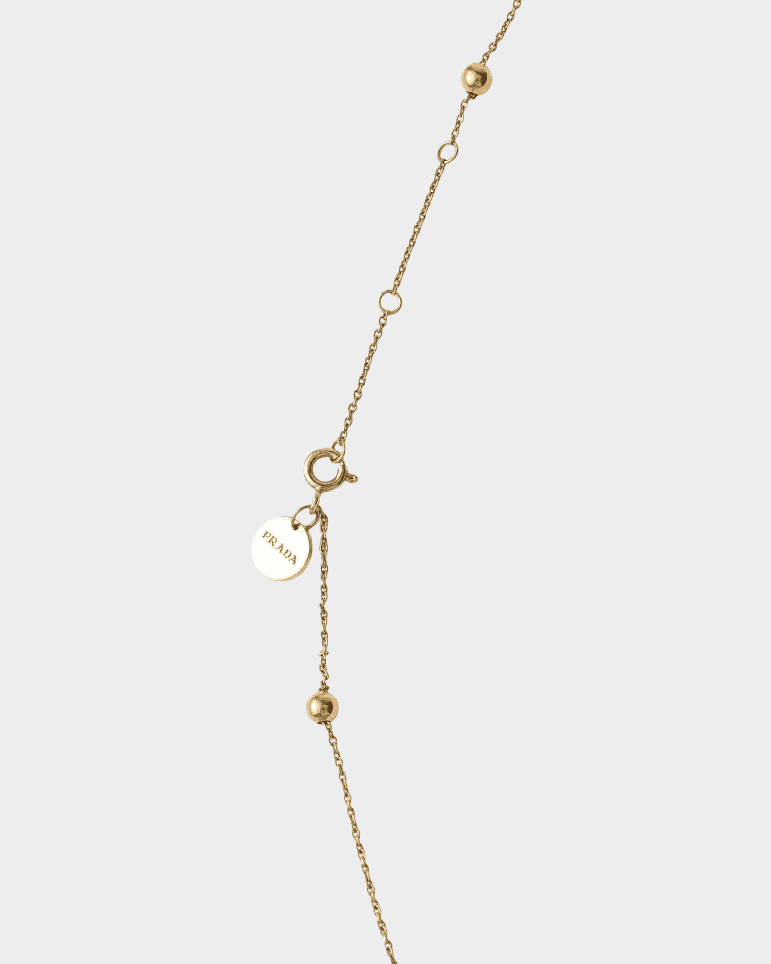 Prada Metal and Raffia Crochet Bird Pendant Necklace | Neiman Marcus