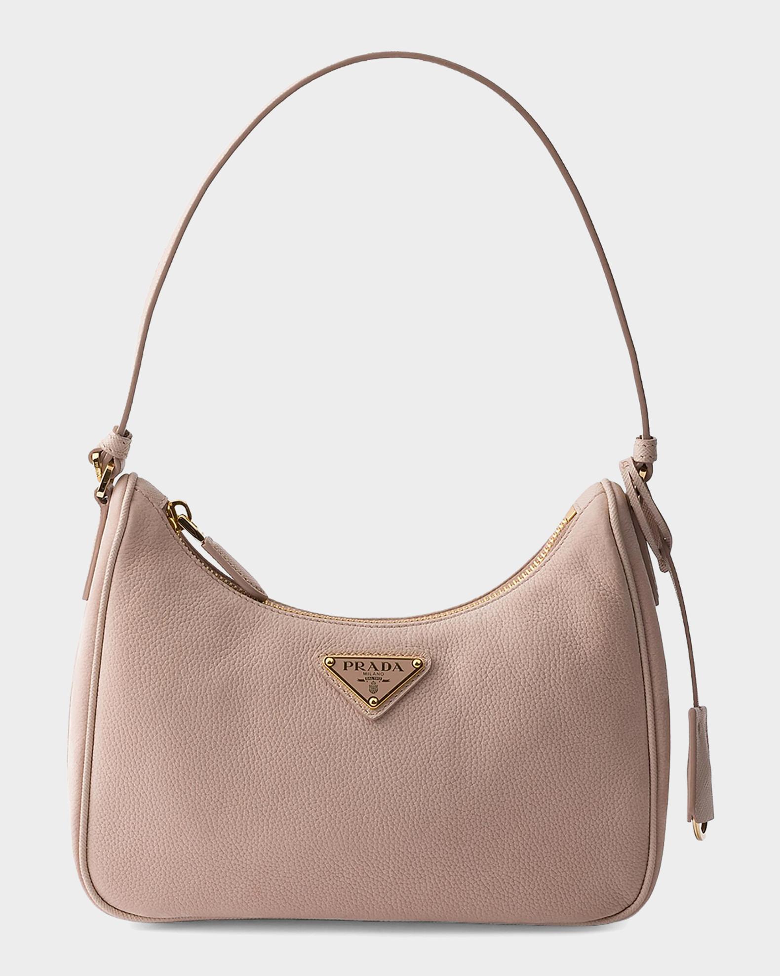 Prada Re-Edition 2005 Nubuck and Saffiano Leather Shoulder Bag