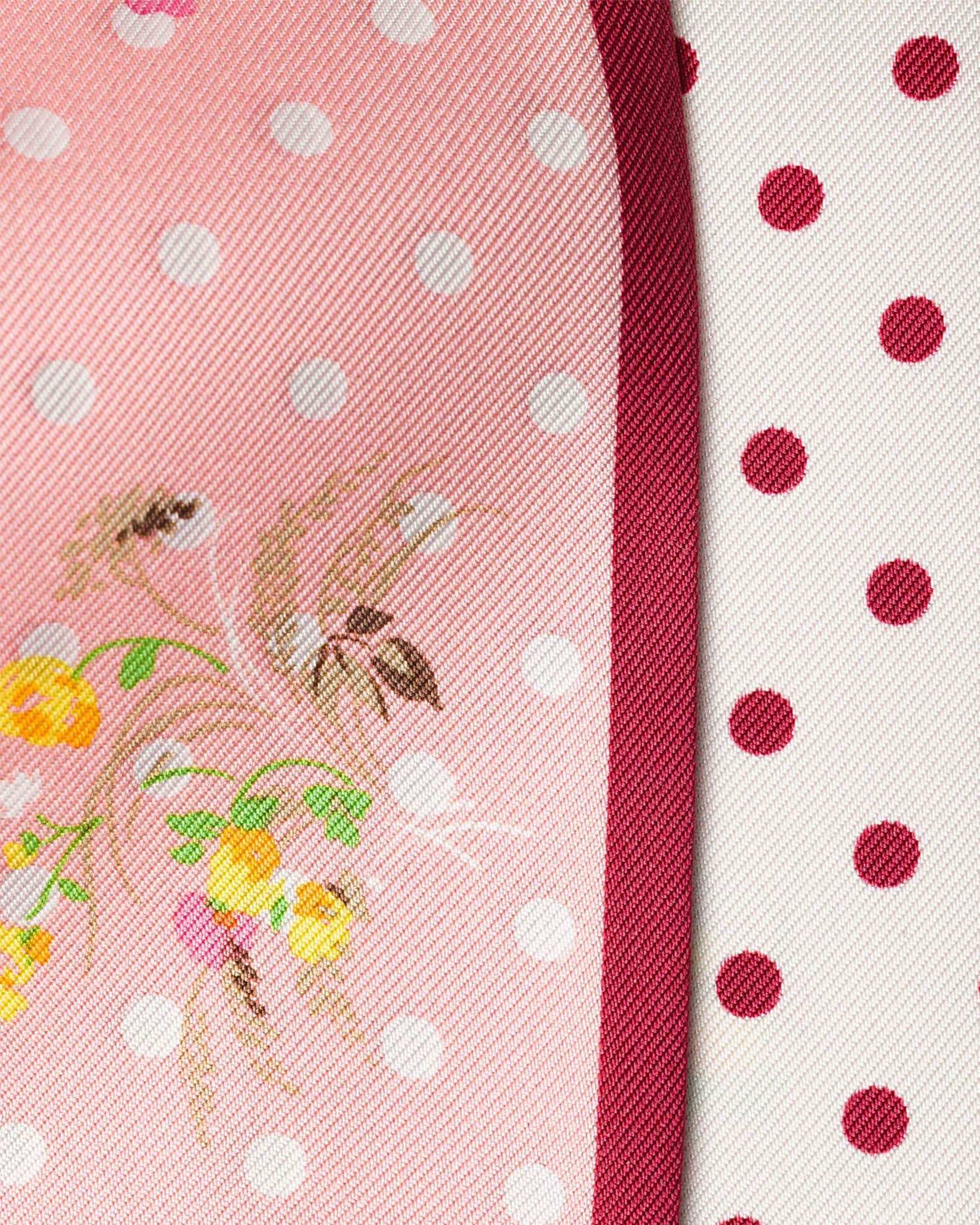 Prada Garden Dots Printed Silk Twill Skinny Scarf | Neiman Marcus