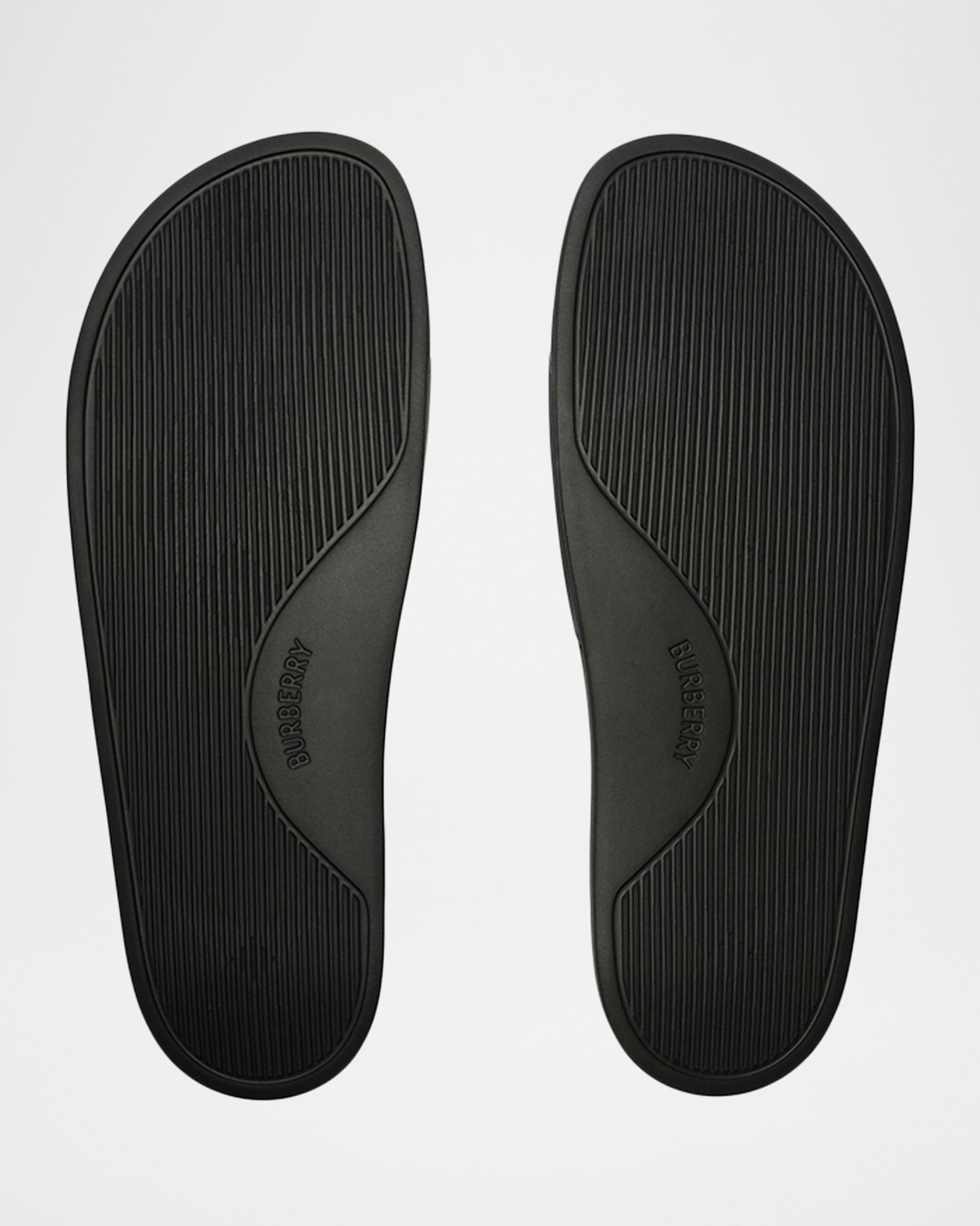 Burberry Men's Furley Check Slides | Neiman Marcus