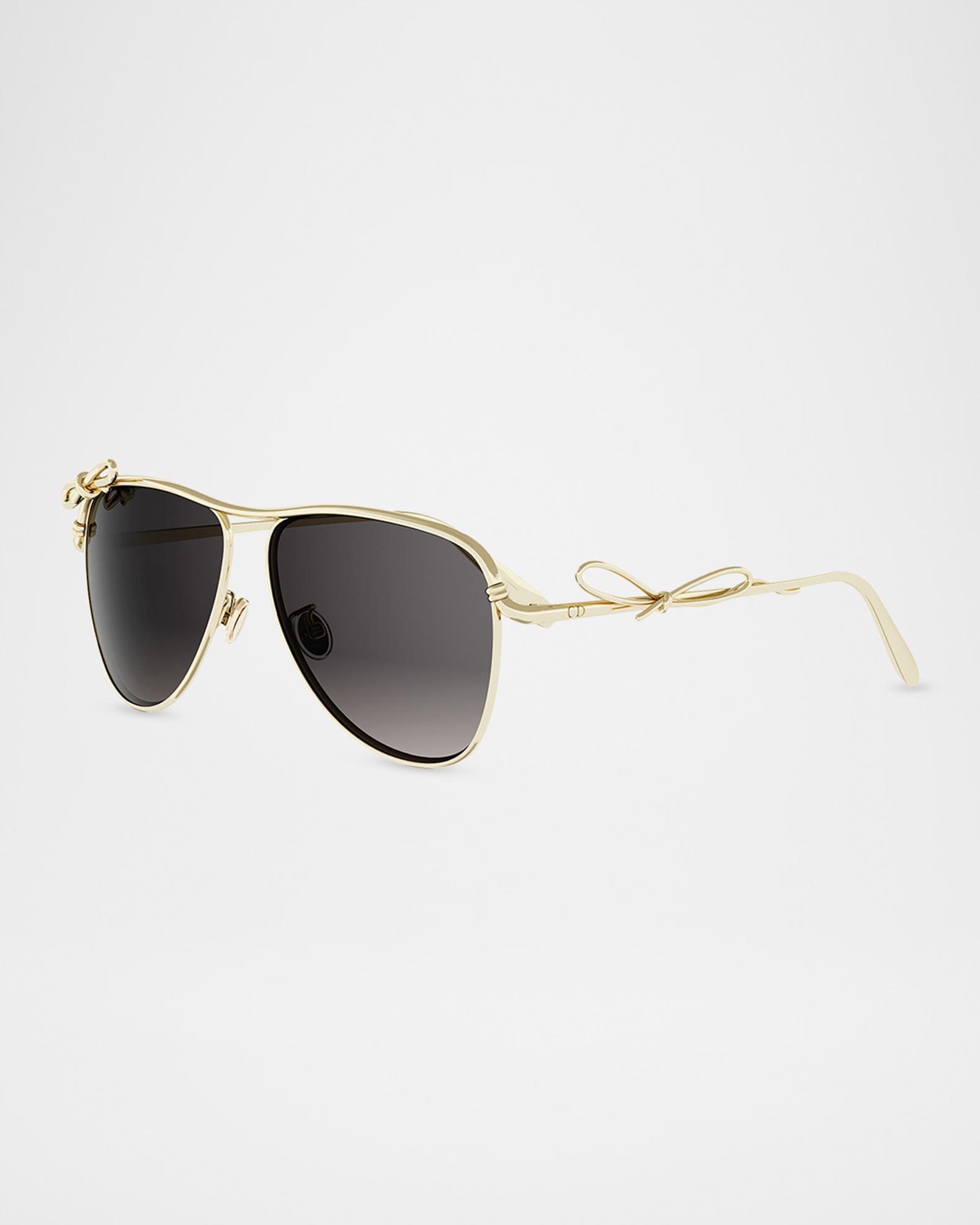 DIOR Dior Bow A1U Metal Aviator Sunglasses | Neiman Marcus display picture 3