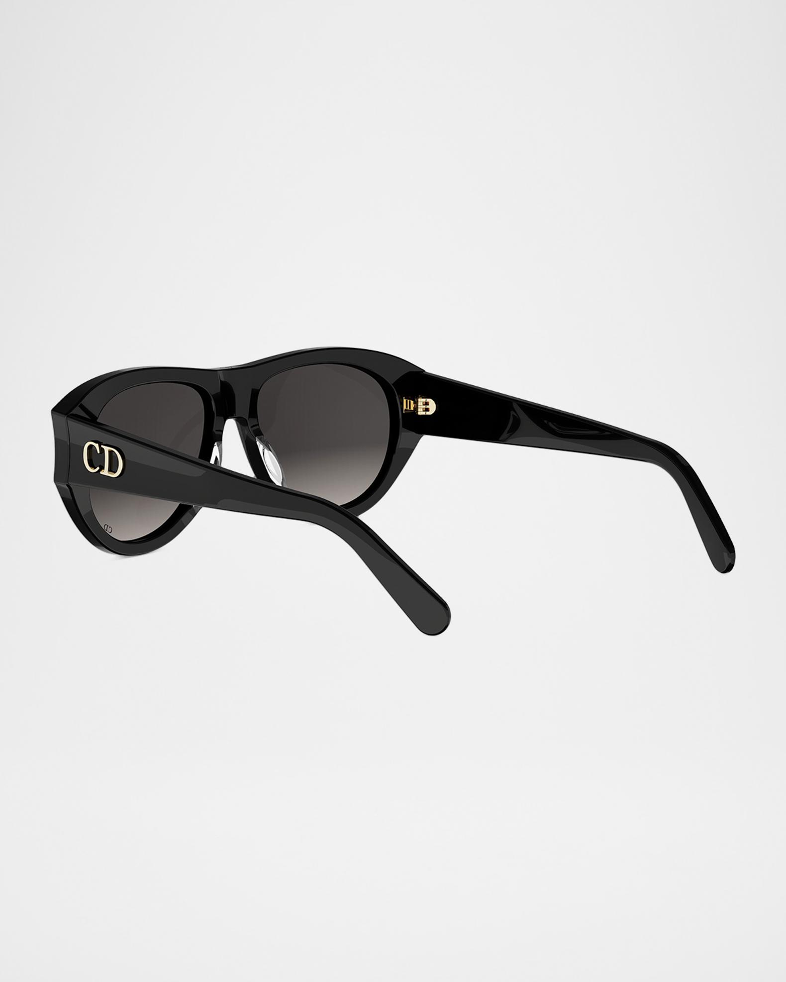 Dior DiorGlow A1I 55mm Acetate Aviator Sunglasses | Neiman Marcus