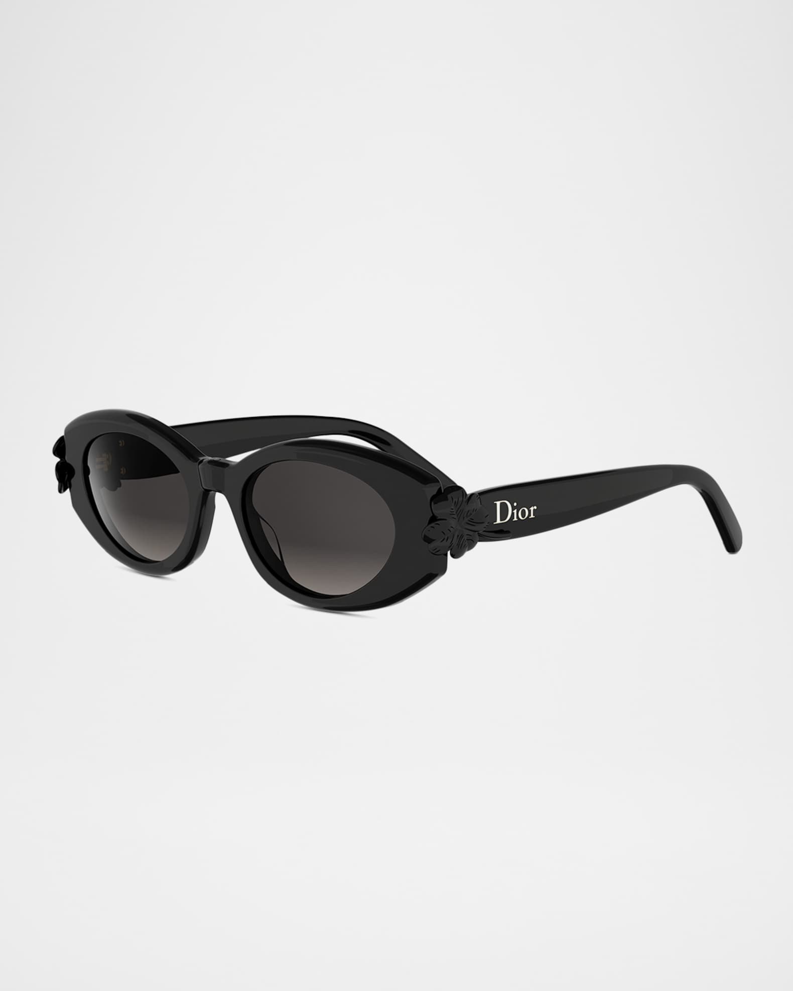 Dior Dior Clover B1I Oval Sunglasses | Neiman Marcus