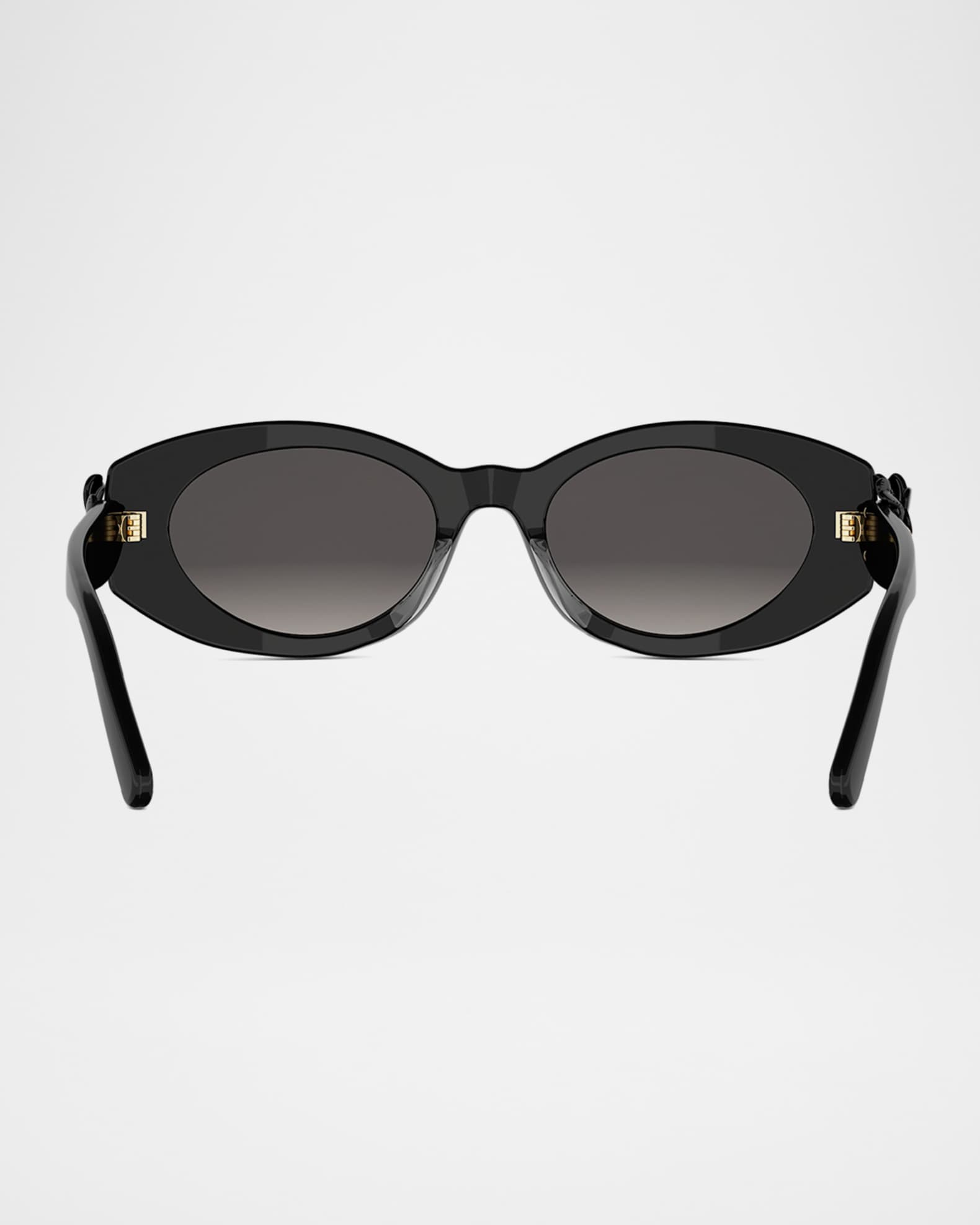 Dior Dior Clover B1I Oval Sunglasses | Neiman Marcus
