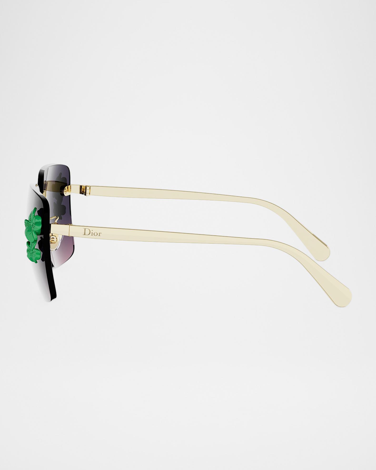 Dior Dior Clover S2U Metal Square Sunglasses | Neiman Marcus