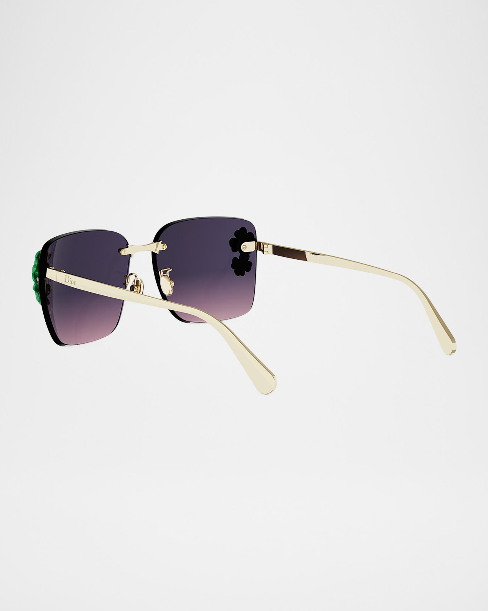 Dior Dior Clover S2U Metal Square Sunglasses | Neiman Marcus