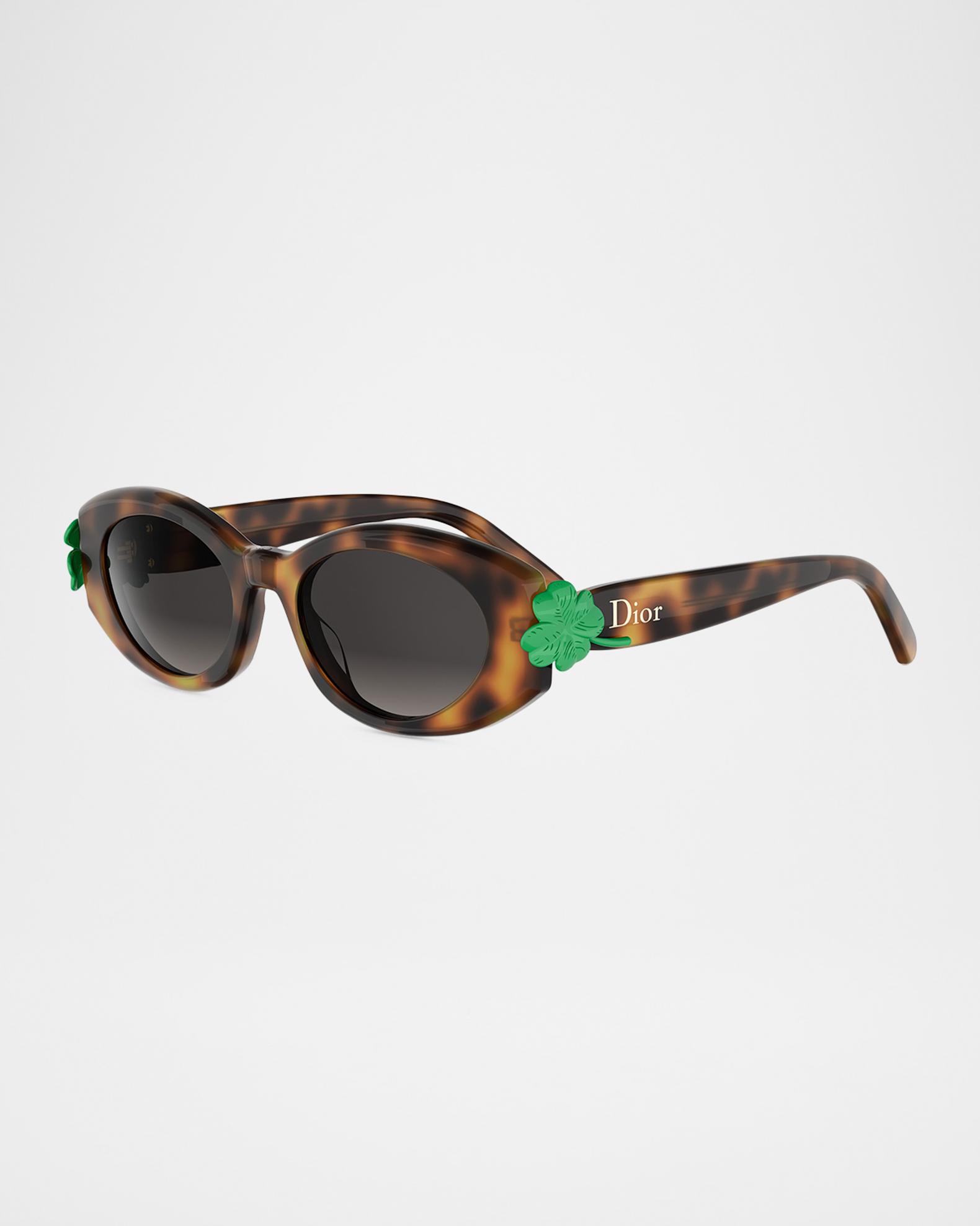 Dior Dior Clover B1F Oval Sunglasses | Neiman Marcus