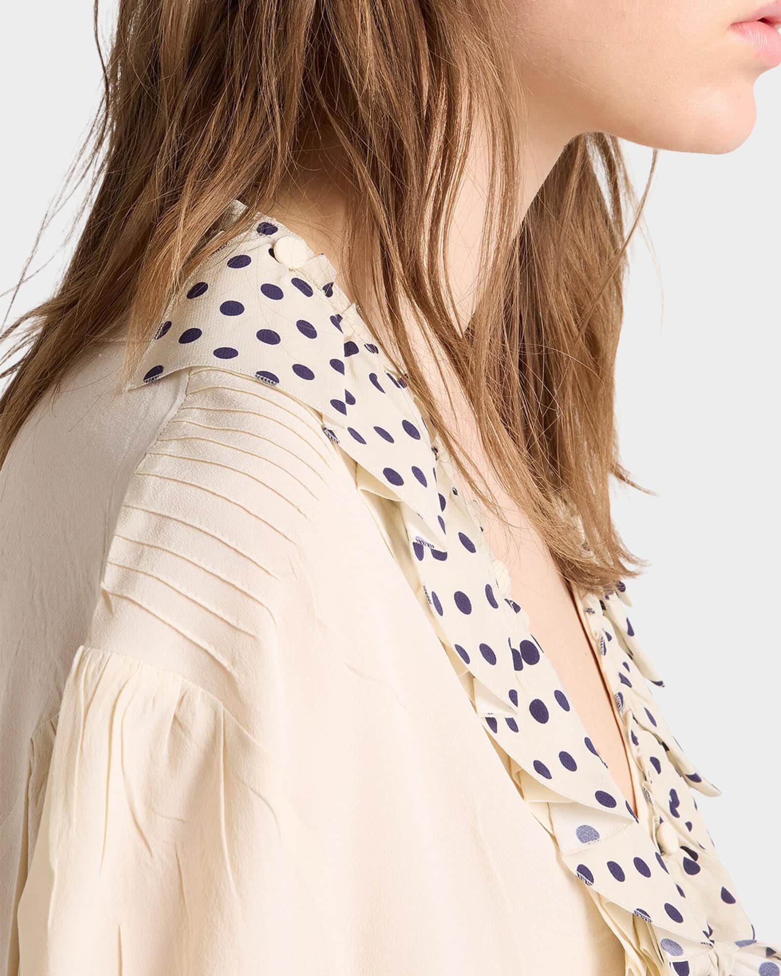 Prada Embroidered Silk Marocain Midi Dress | Neiman Marcus