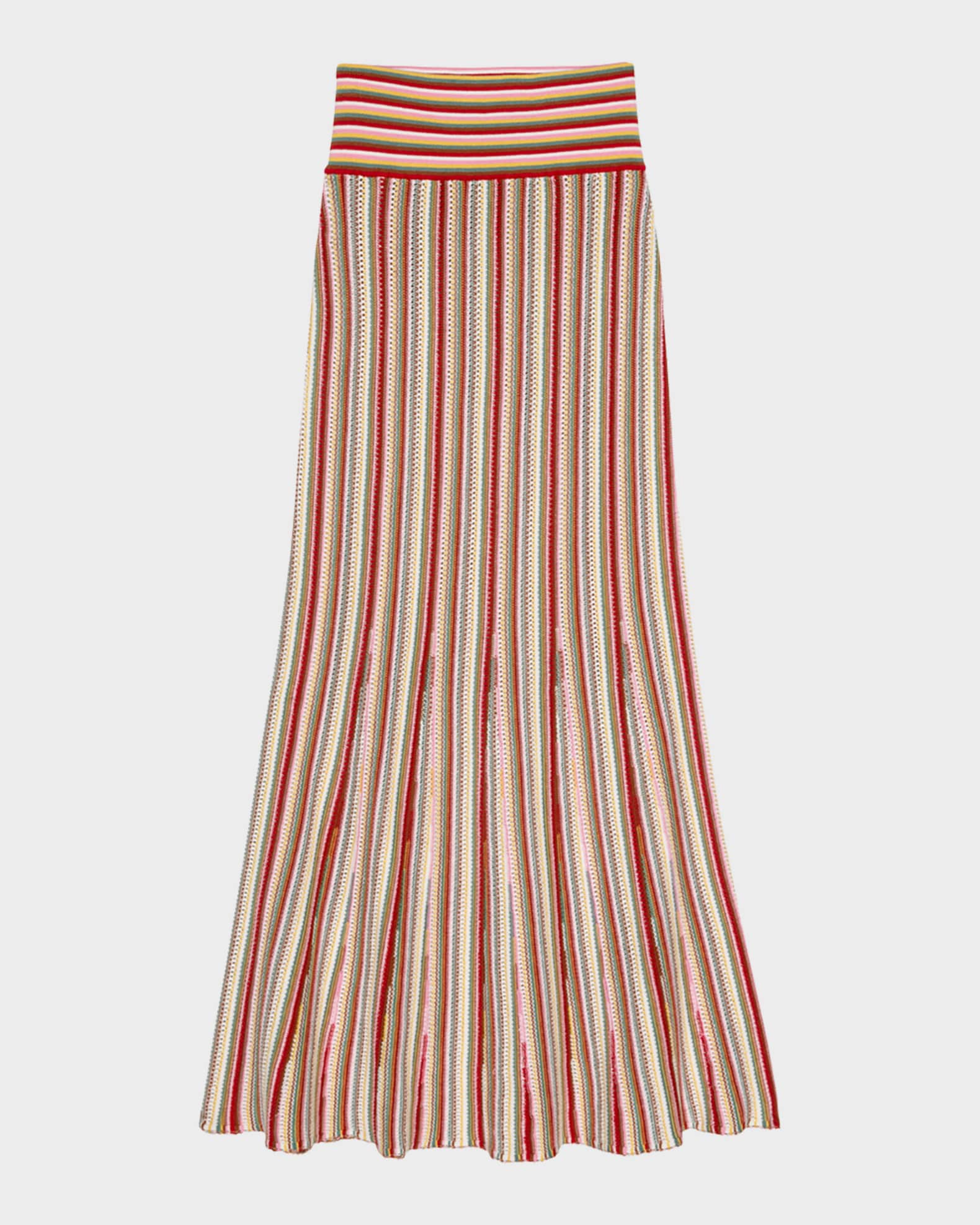 Rails Nari Stripe Crochet Maxi Skirt | Neiman Marcus