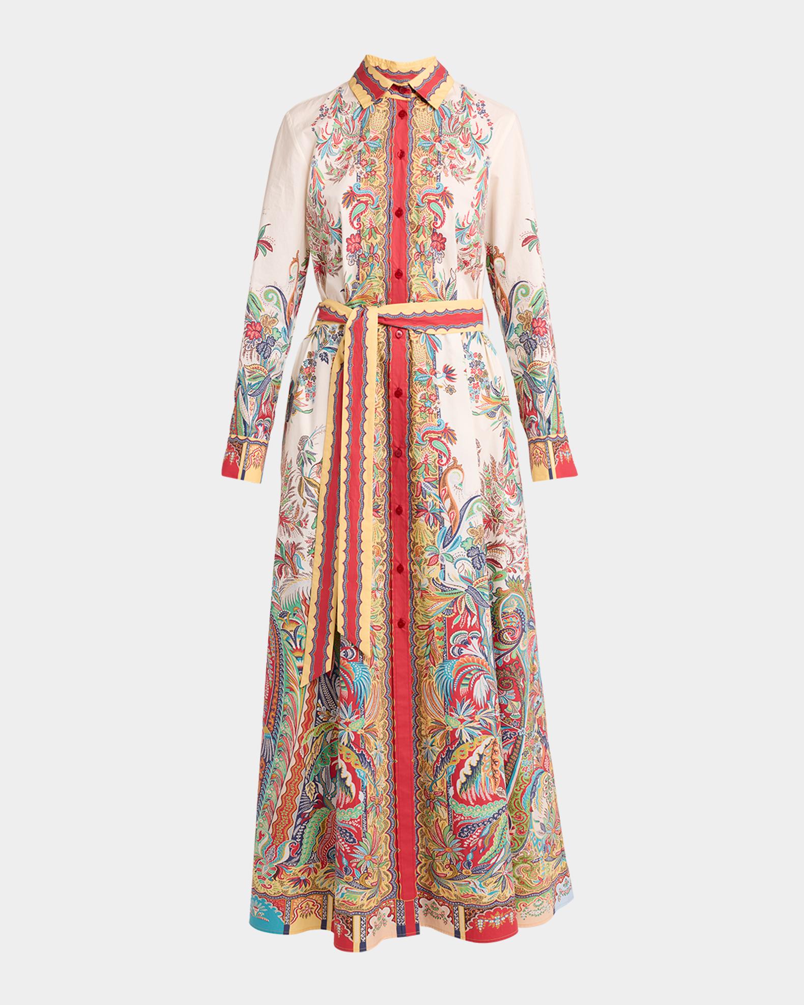 美品⭐️Etro Paisley Long Dress l Buttons 美品⭐️Etro Paisley Long Dress l Buttons New Etro Silk Paisley